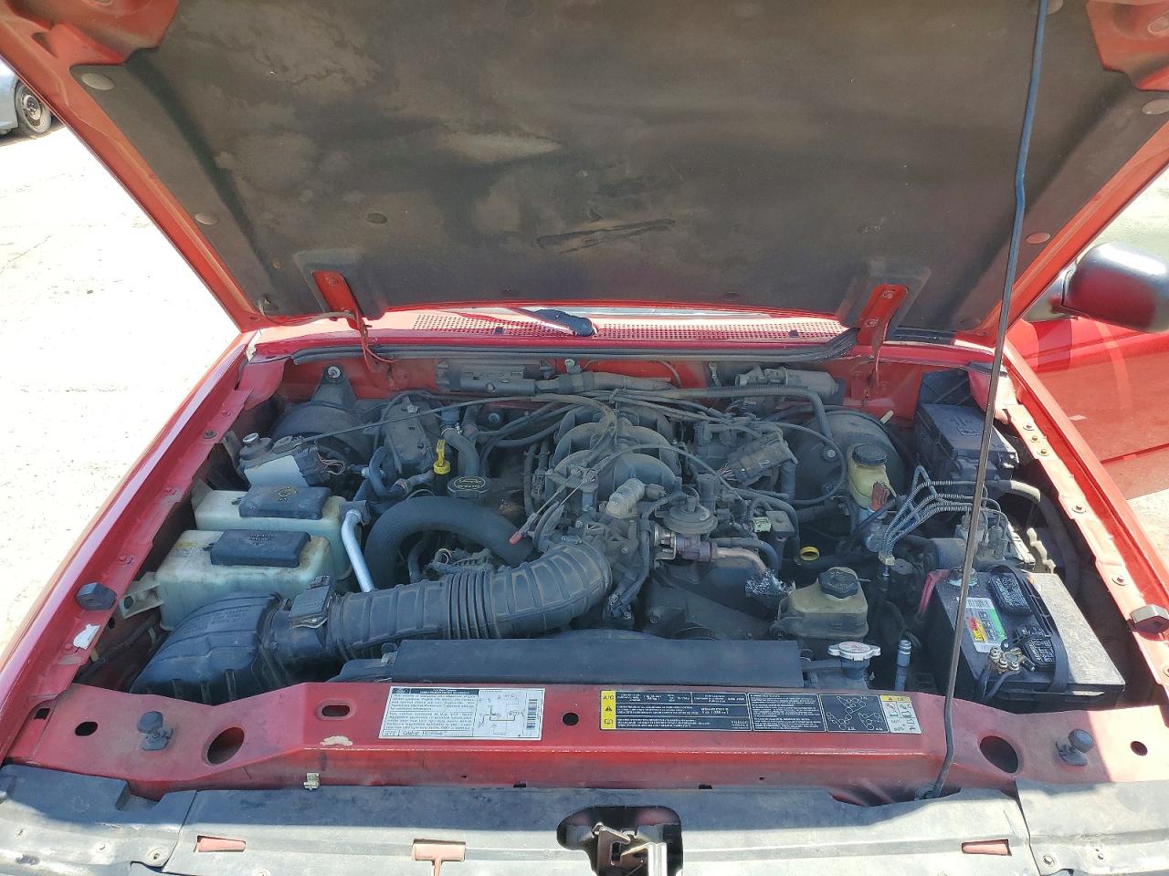 2001 Ford Ranger Super Cab Красный vin: 1FTZR15EX1PA55717