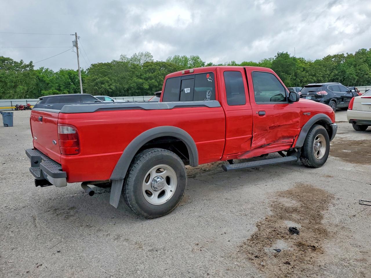 2001 Ford Ranger Super Cab Красный vin: 1FTZR15EX1PA69536