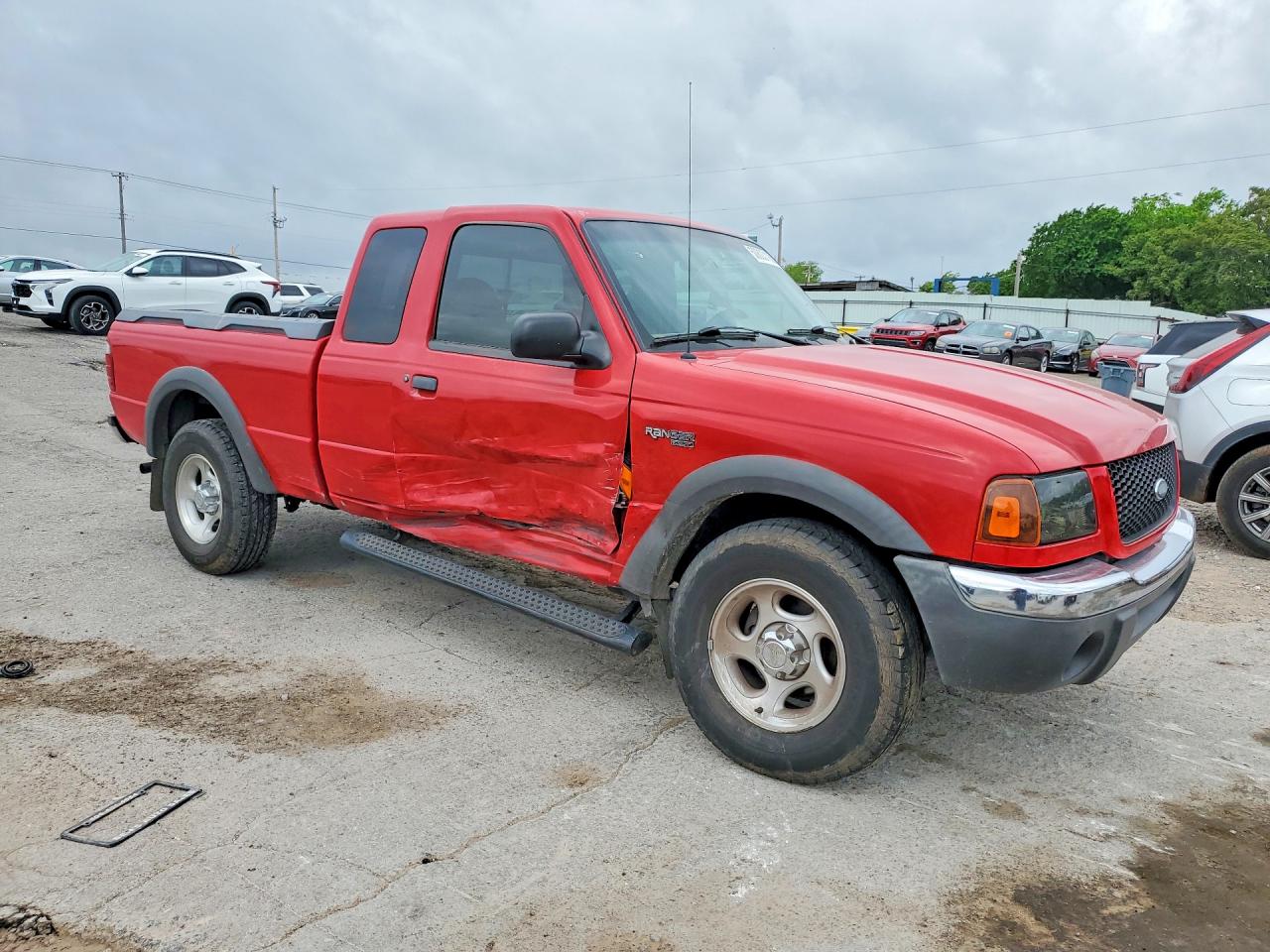 2001 Ford Ranger Super Cab Красный vin: 1FTZR15EX1PA69536