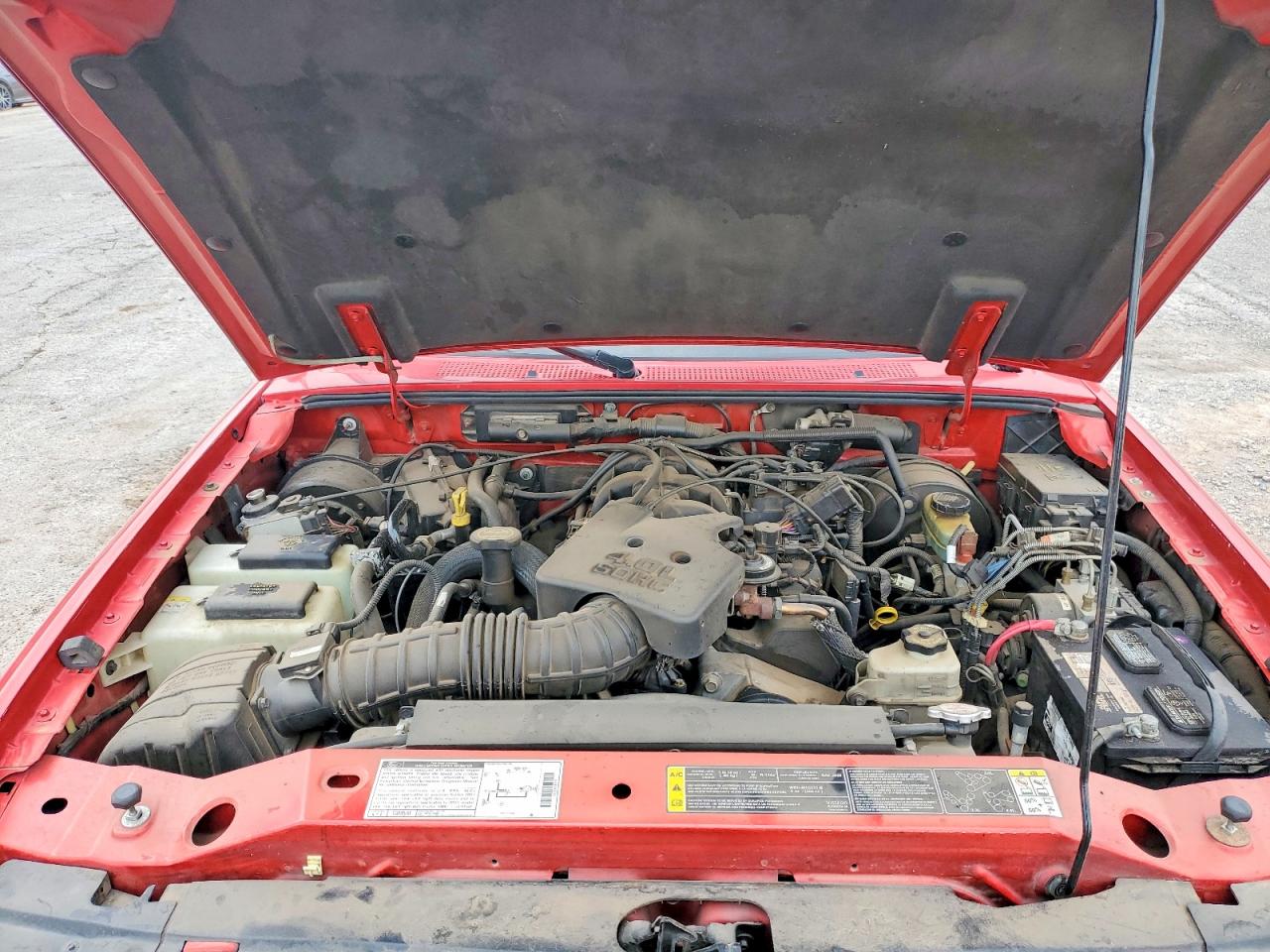 2001 Ford Ranger Super Cab Красный vin: 1FTZR15EX1PA69536