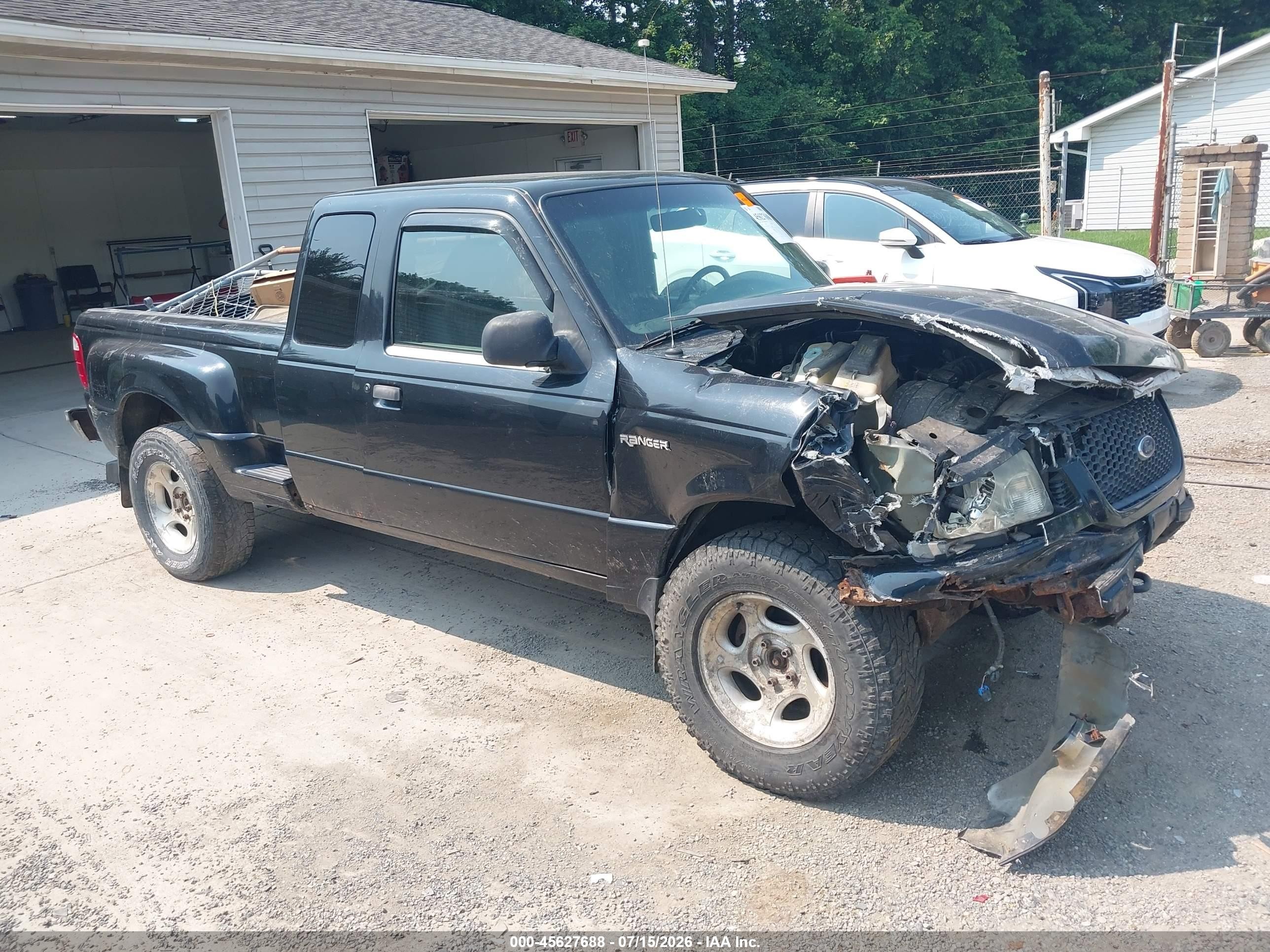2001 Ford Ranger Edge/xlt Black vin: 1FTZR15EX1PB55543