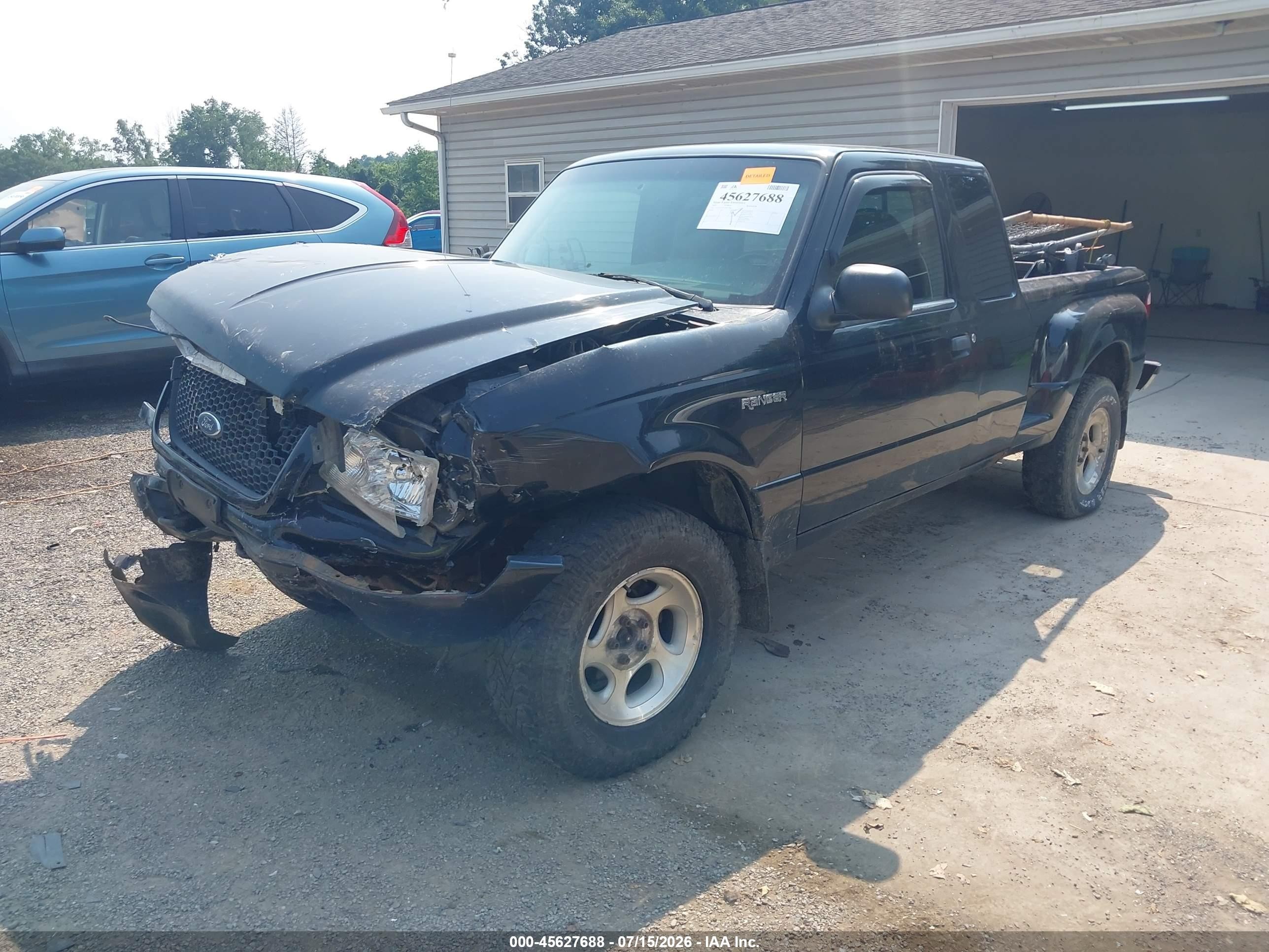 2001 Ford Ranger Edge/xlt Черный vin: 1FTZR15EX1PB55543