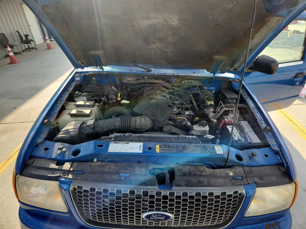 2001 Ford Ranger Super Cab Blue vin: 1FTZR15EX1TA31778