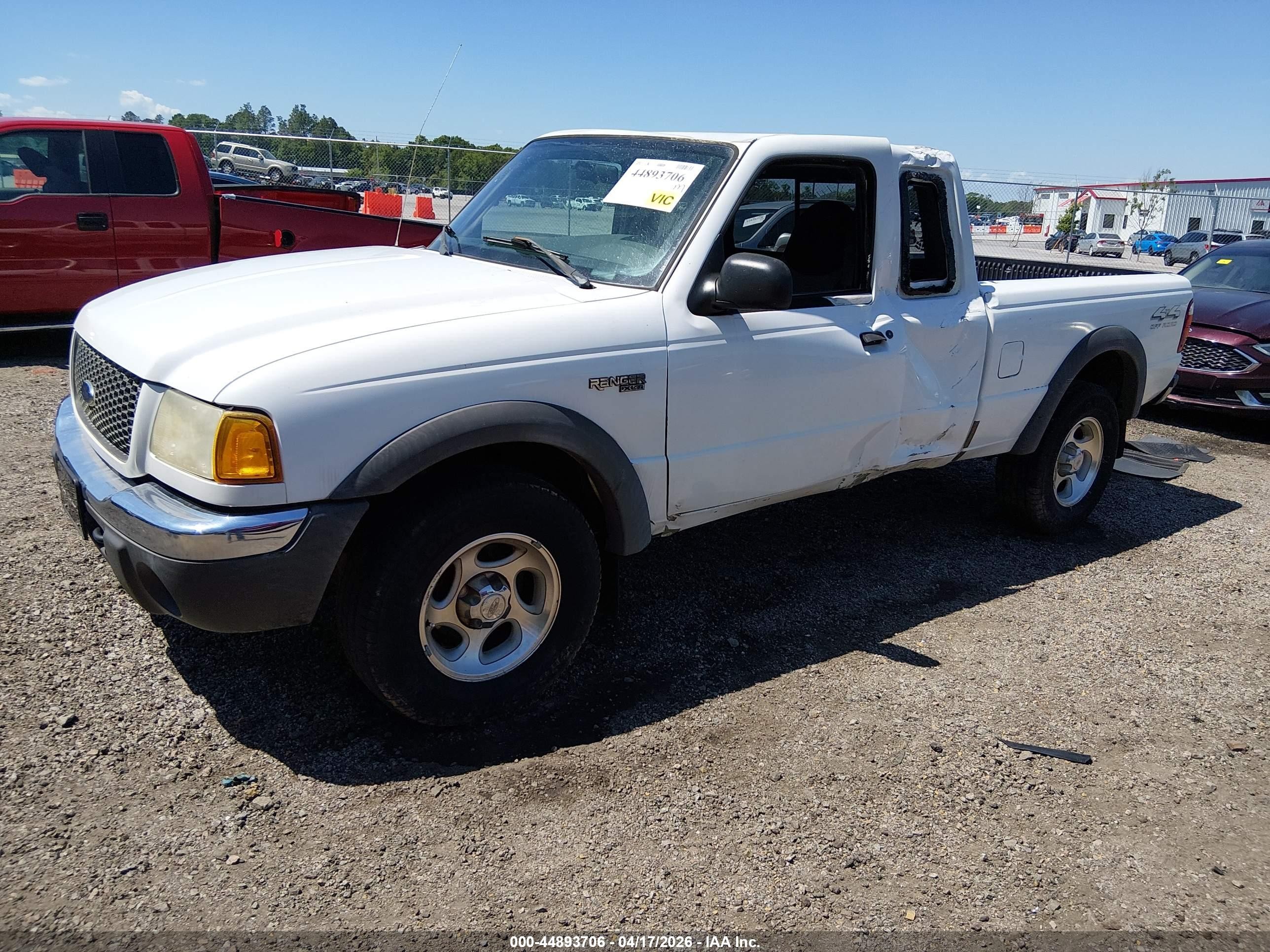 2001 Ford Ranger Edge/xlt White vin: 1FTZR15EX1TA74050
