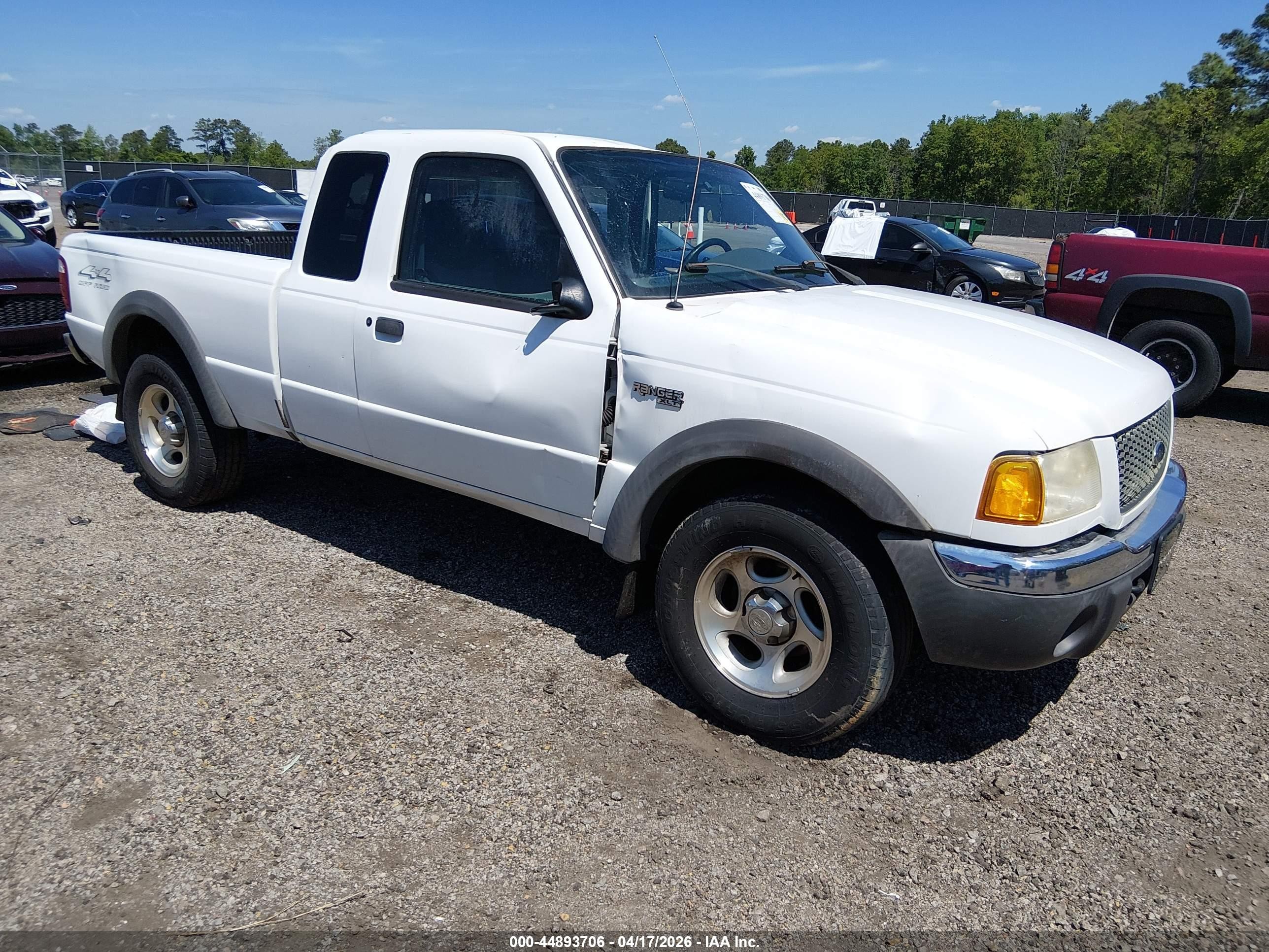 2001 Ford Ranger Edge/xlt White vin: 1FTZR15EX1TA74050