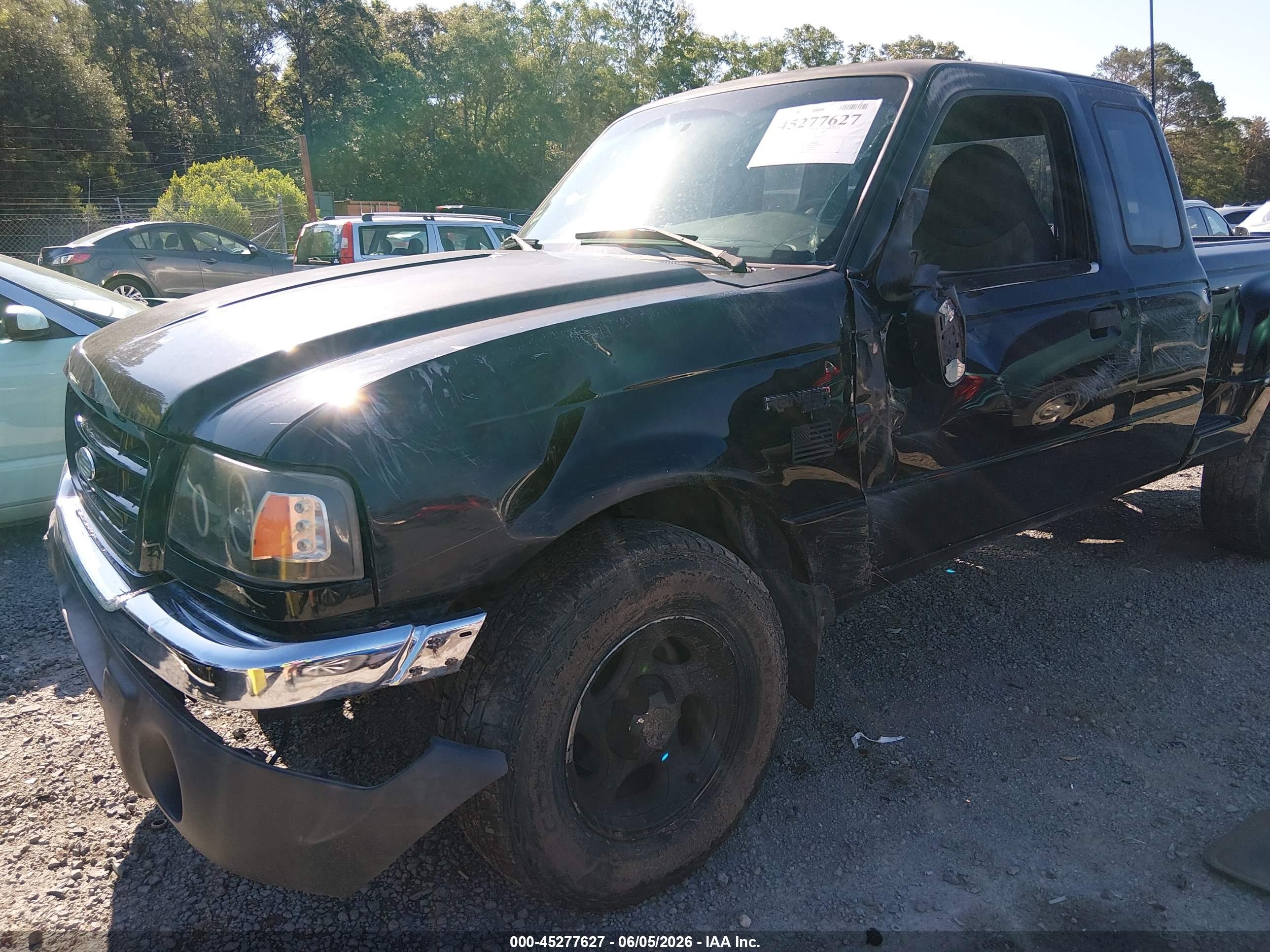 2002 Ford Ranger Xlt Black vin: 1FTZR15EX2TA58593