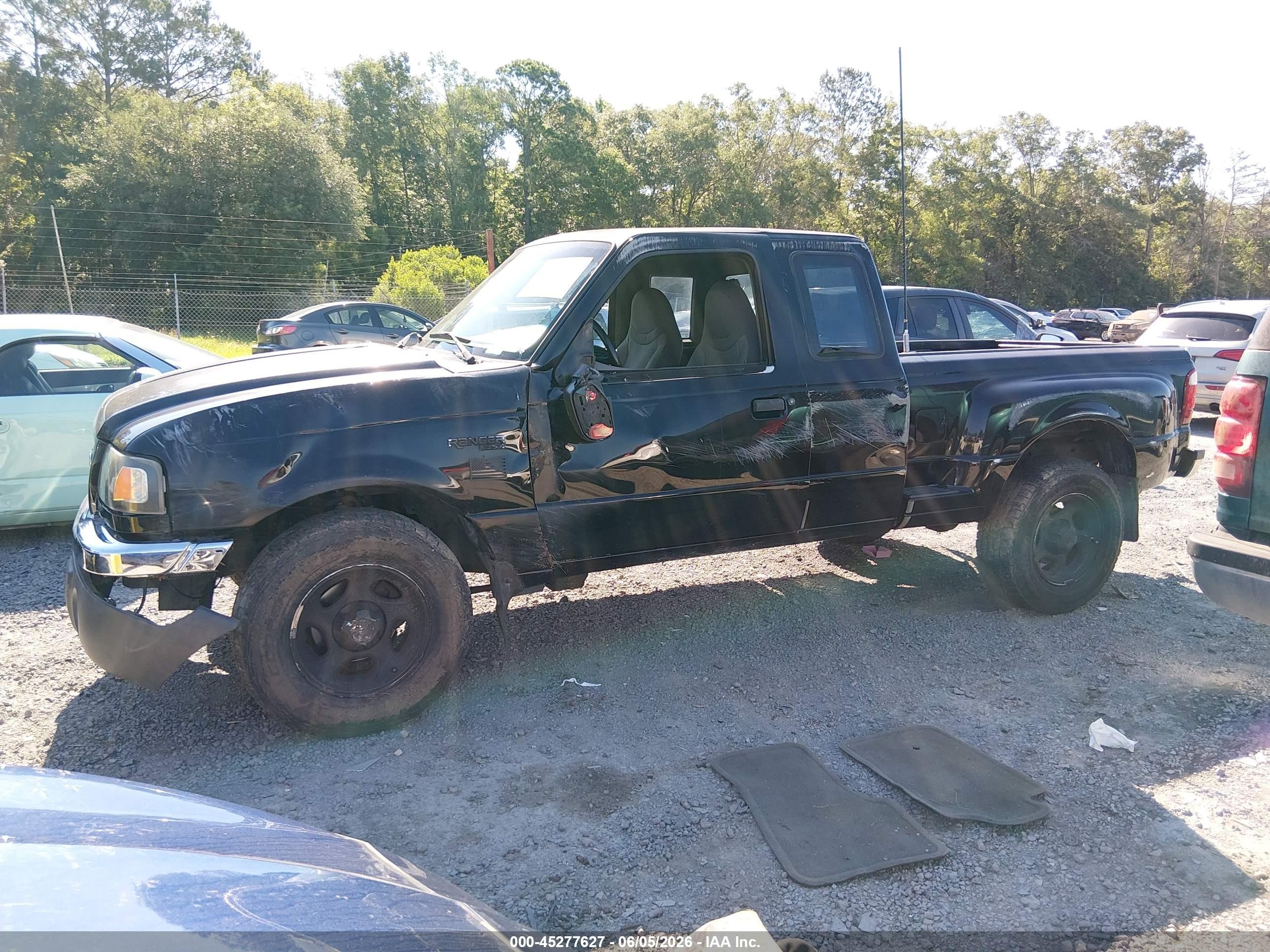 2002 Ford Ranger Xlt Black vin: 1FTZR15EX2TA58593