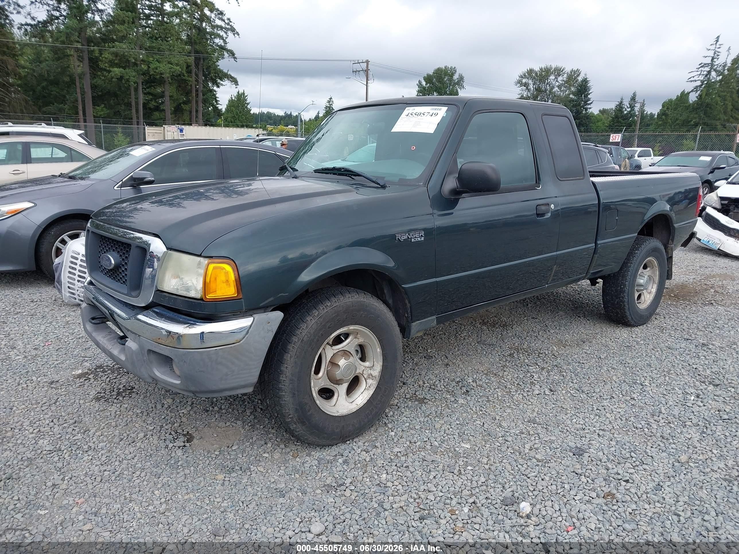 2004 Ford Ranger Xlt Gray vin: 1FTZR15EX4PA33494