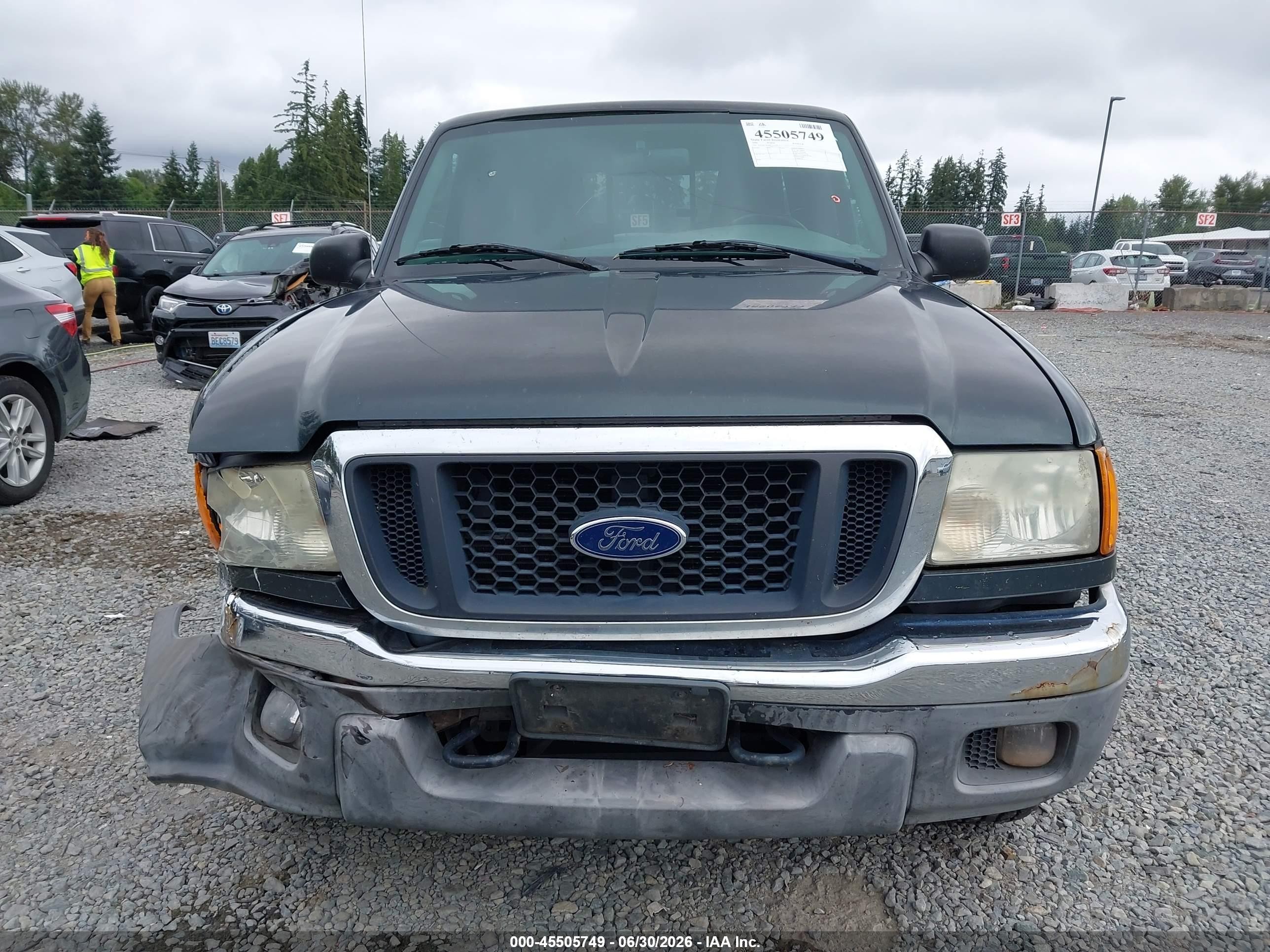 2004 Ford Ranger Xlt Gray vin: 1FTZR15EX4PA33494