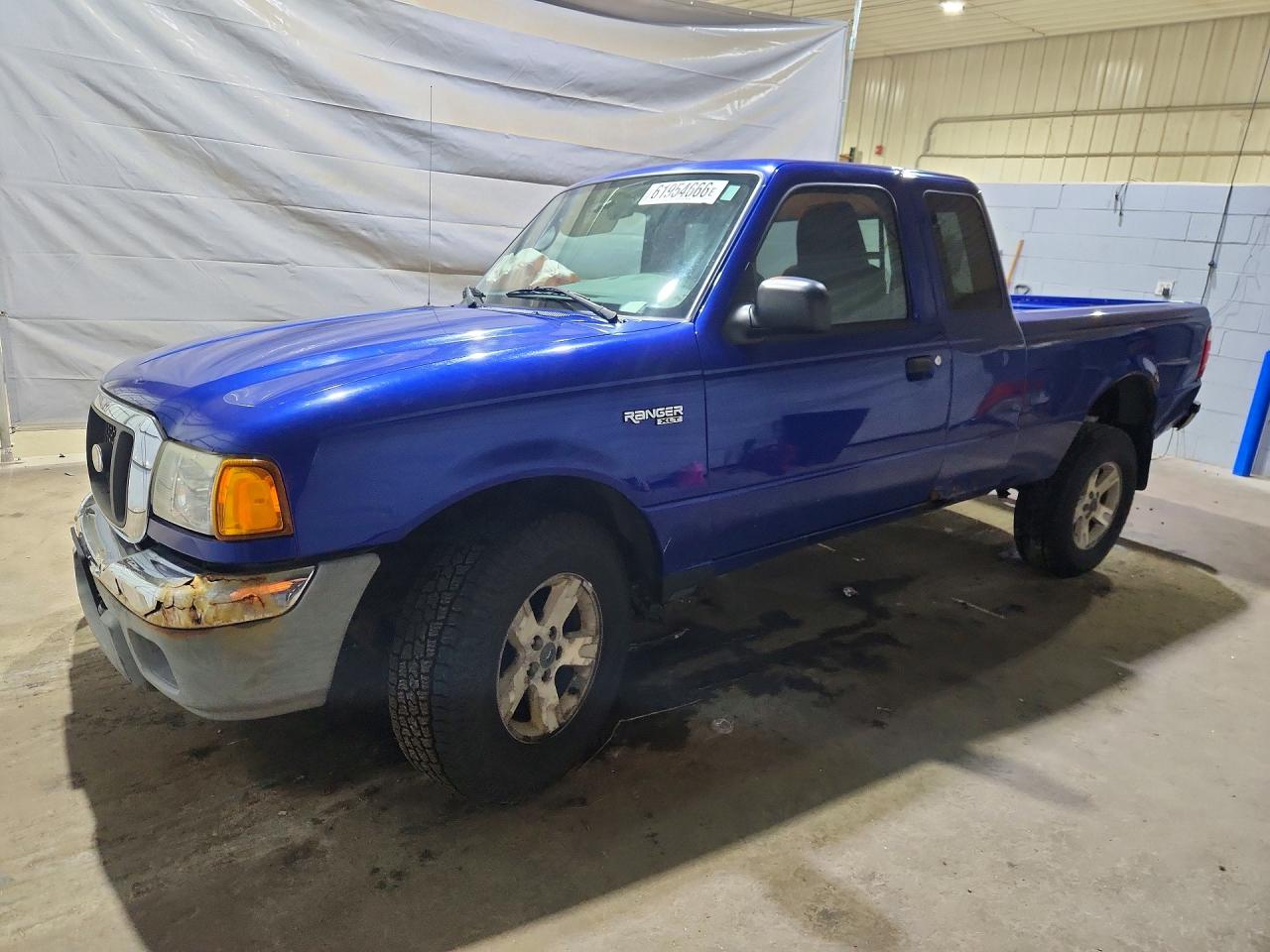 2004 Ford Ranger Super Cab Blue vin: 1FTZR15EX4PA51011