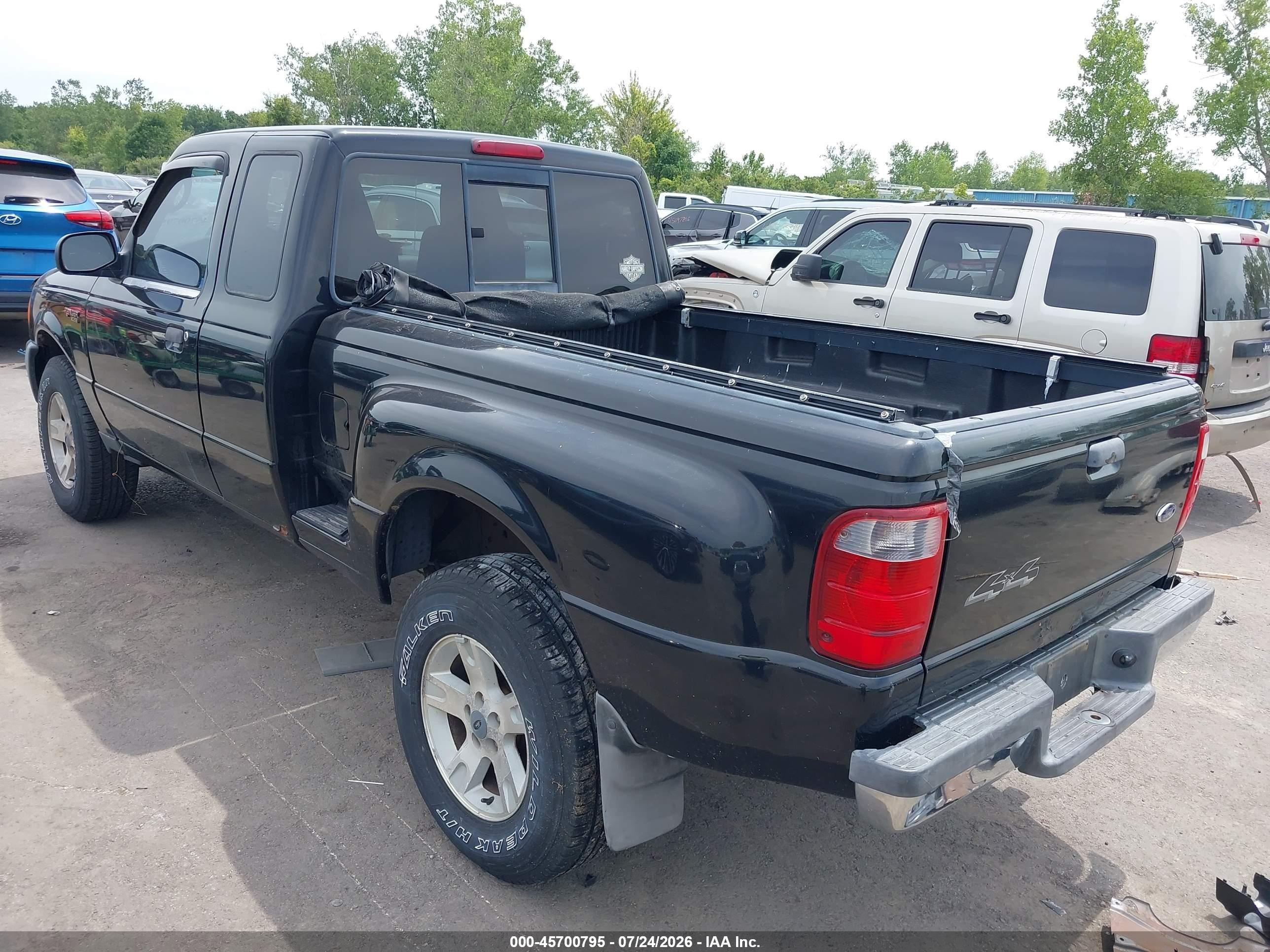 2004 Ford Ranger Xlt Black vin: 1FTZR15EX4PB62013