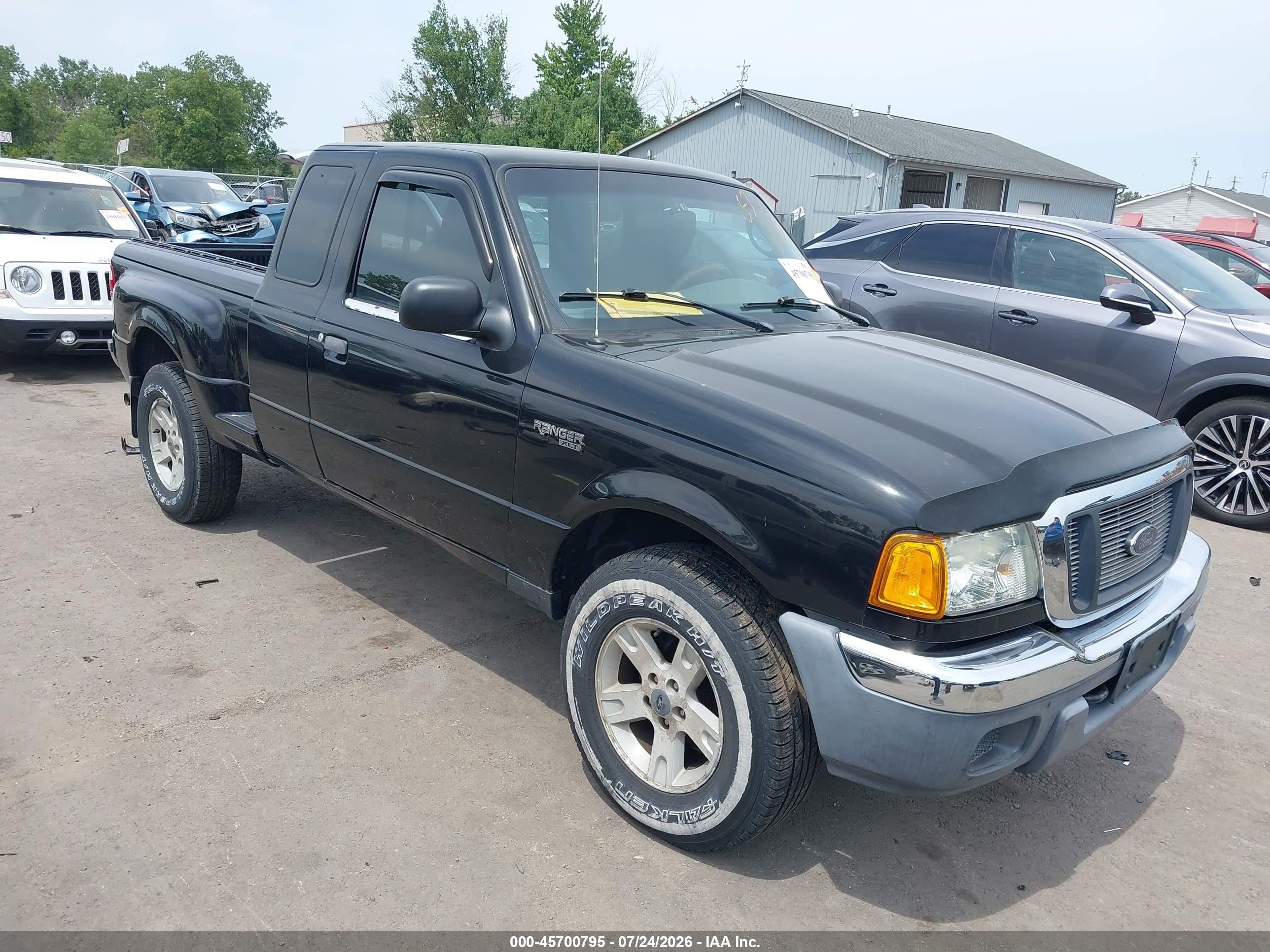 2004 Ford Ranger Xlt Black vin: 1FTZR15EX4PB62013