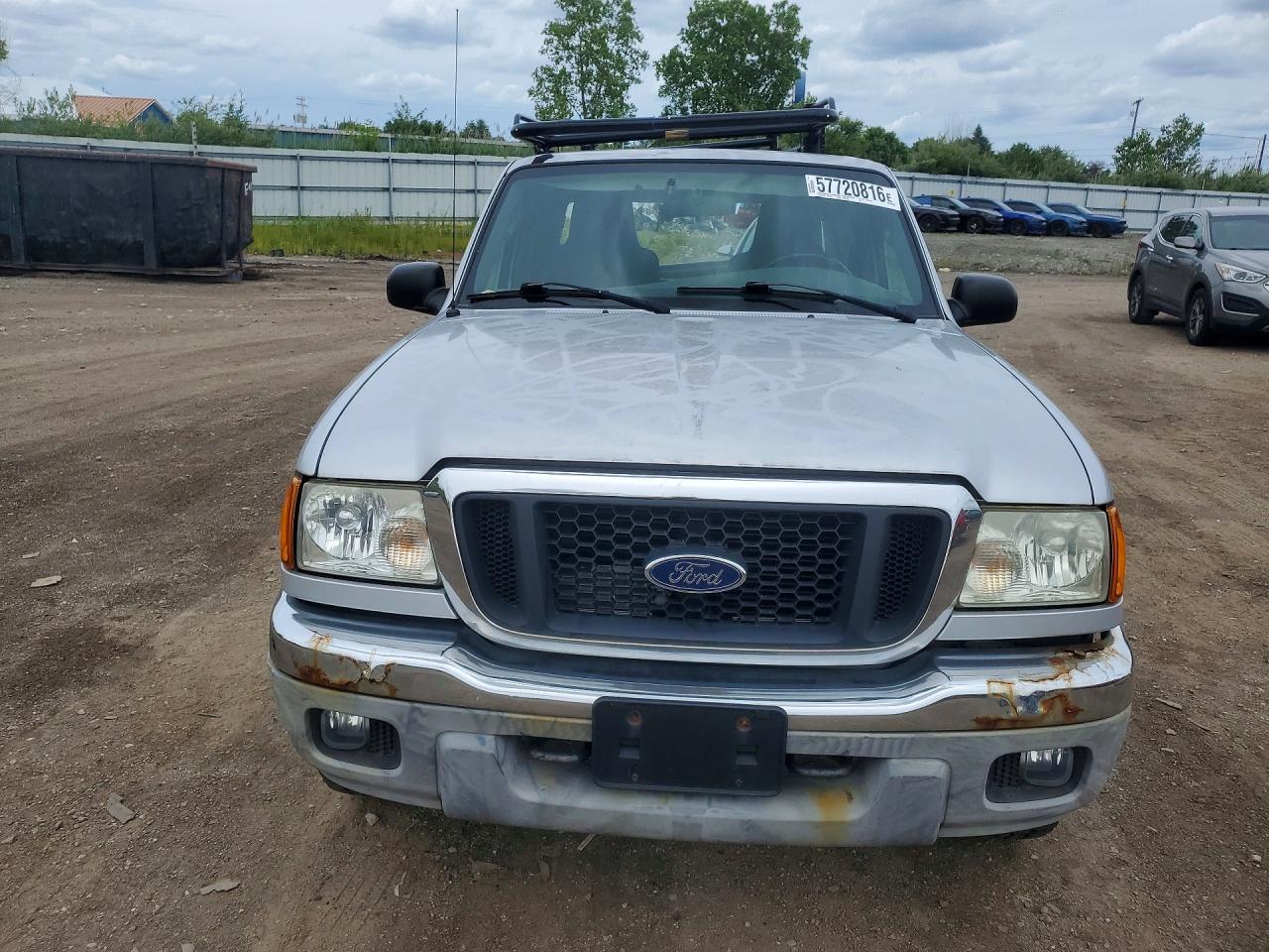 2005 Ford Ranger Silver vin: 1FTZR15EX5PB08230