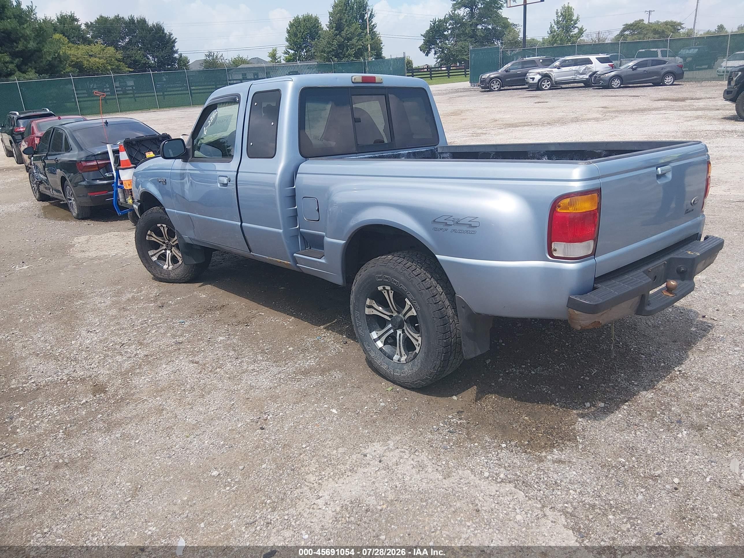 1998 Ford Ranger Splash/xl/xlt Blue vin: 1FTZR15U1WTA31599