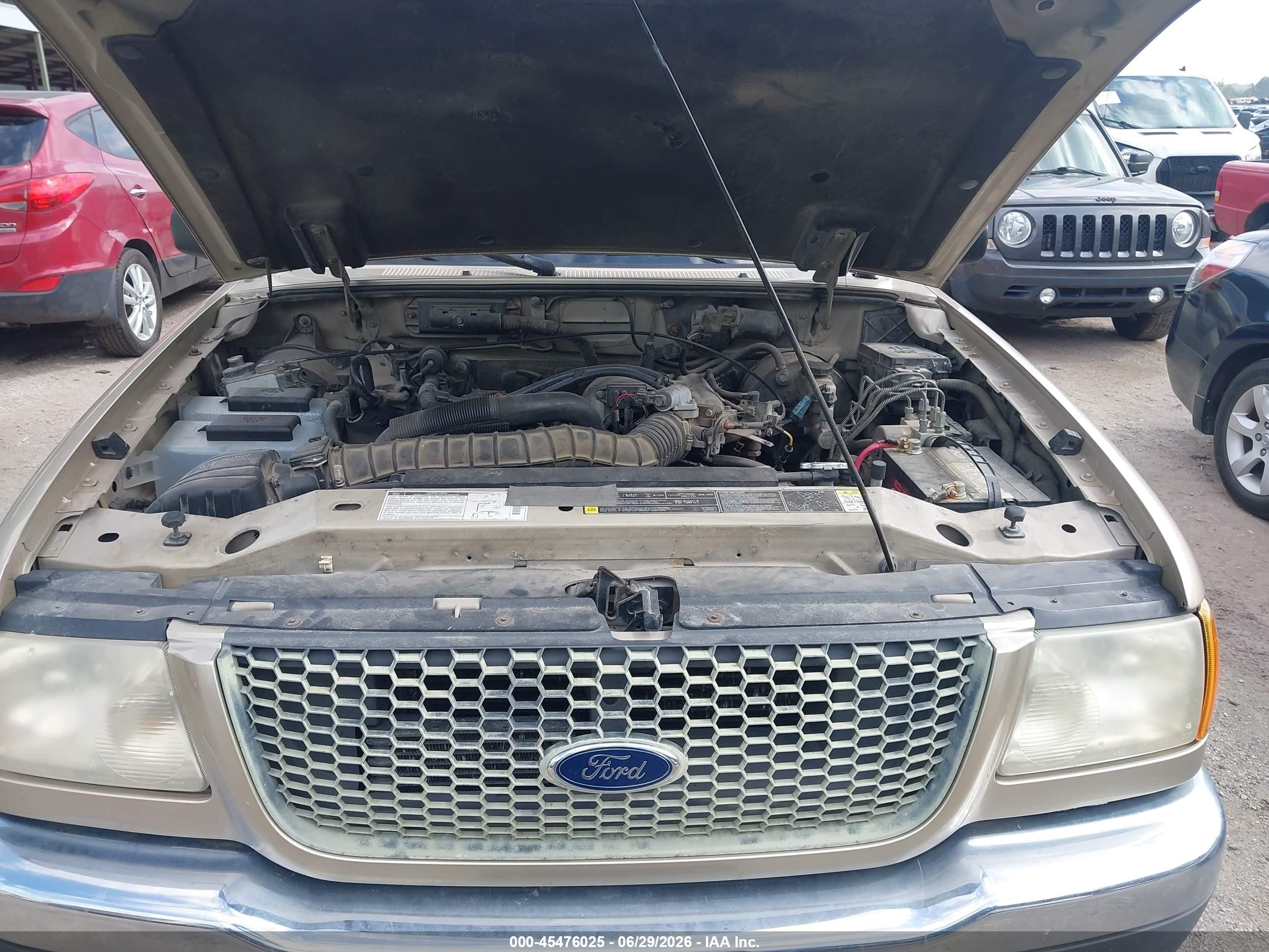 2001 Ford Ranger Edge/xlt Gold vin: 1FTZR15U21PA48039