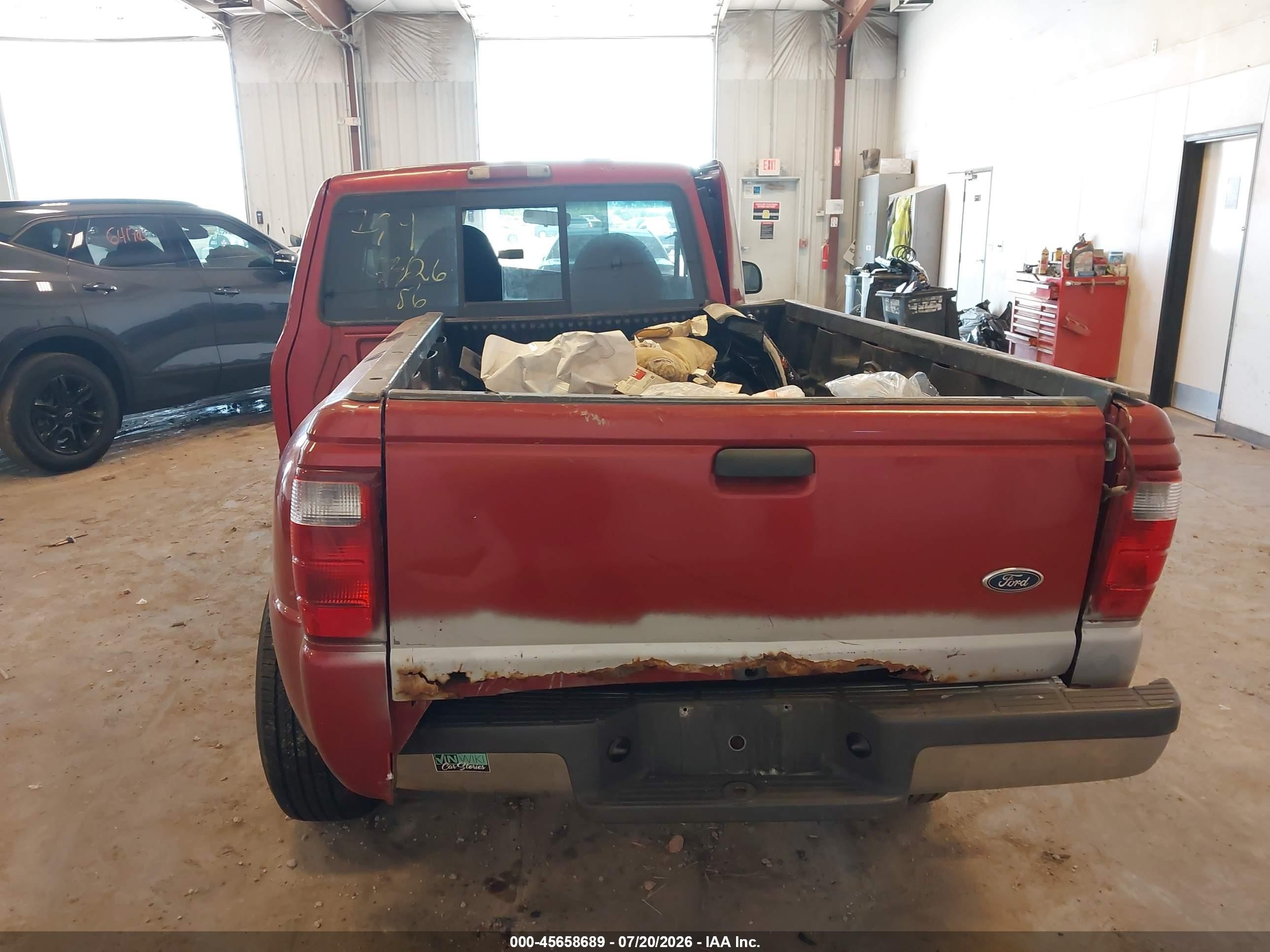 2001 Ford Ranger Edge/xlt Red vin: 1FTZR15U31TA15607