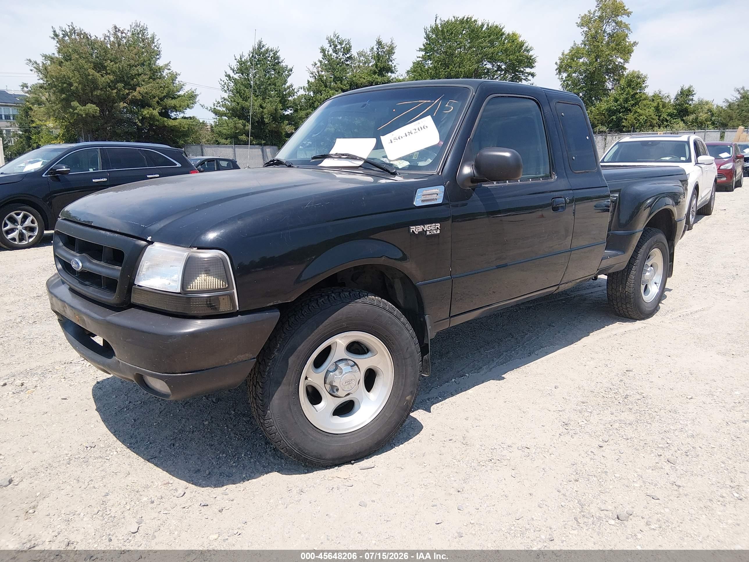 1998 Ford Ranger Splash/xl/xlt Black vin: 1FTZR15U3WPA09998