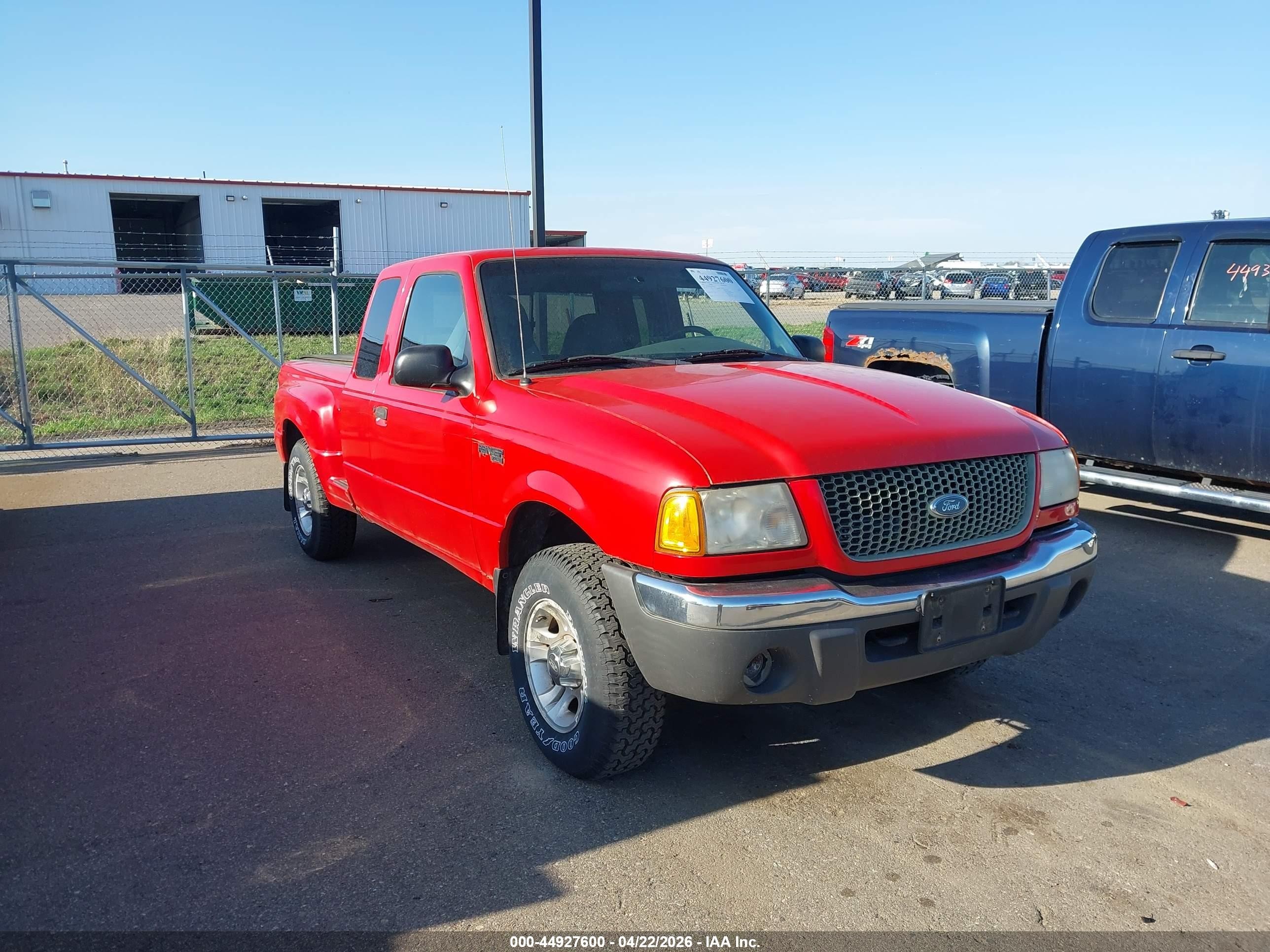 2001 Ford Ranger Edge/xlt Red vin: 1FTZR15U41PA02793