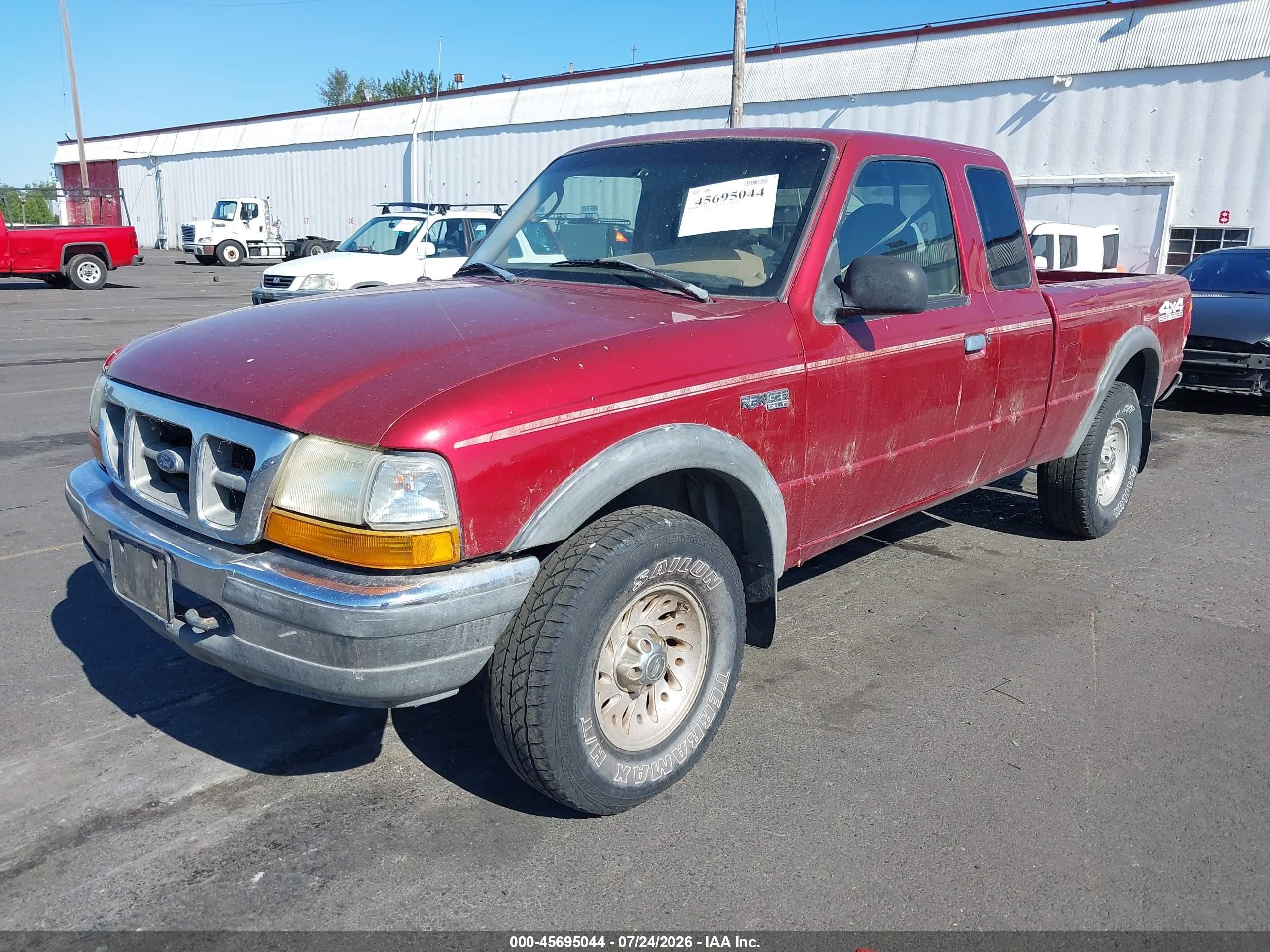 1998 Ford Ranger Splash/xl/xlt Красный vin: 1FTZR15U4WPA23943