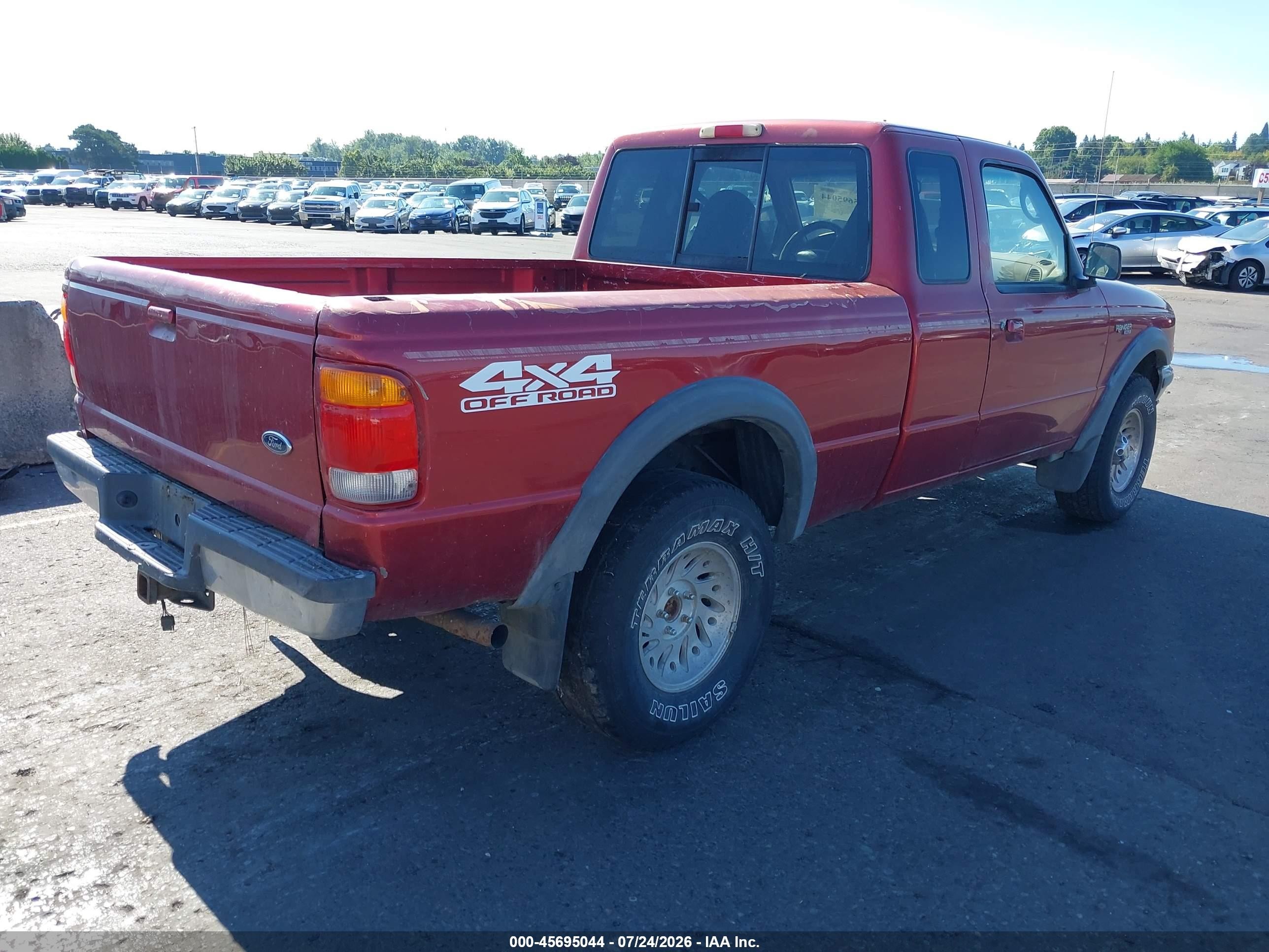 1998 Ford Ranger Splash/xl/xlt Красный vin: 1FTZR15U4WPA23943