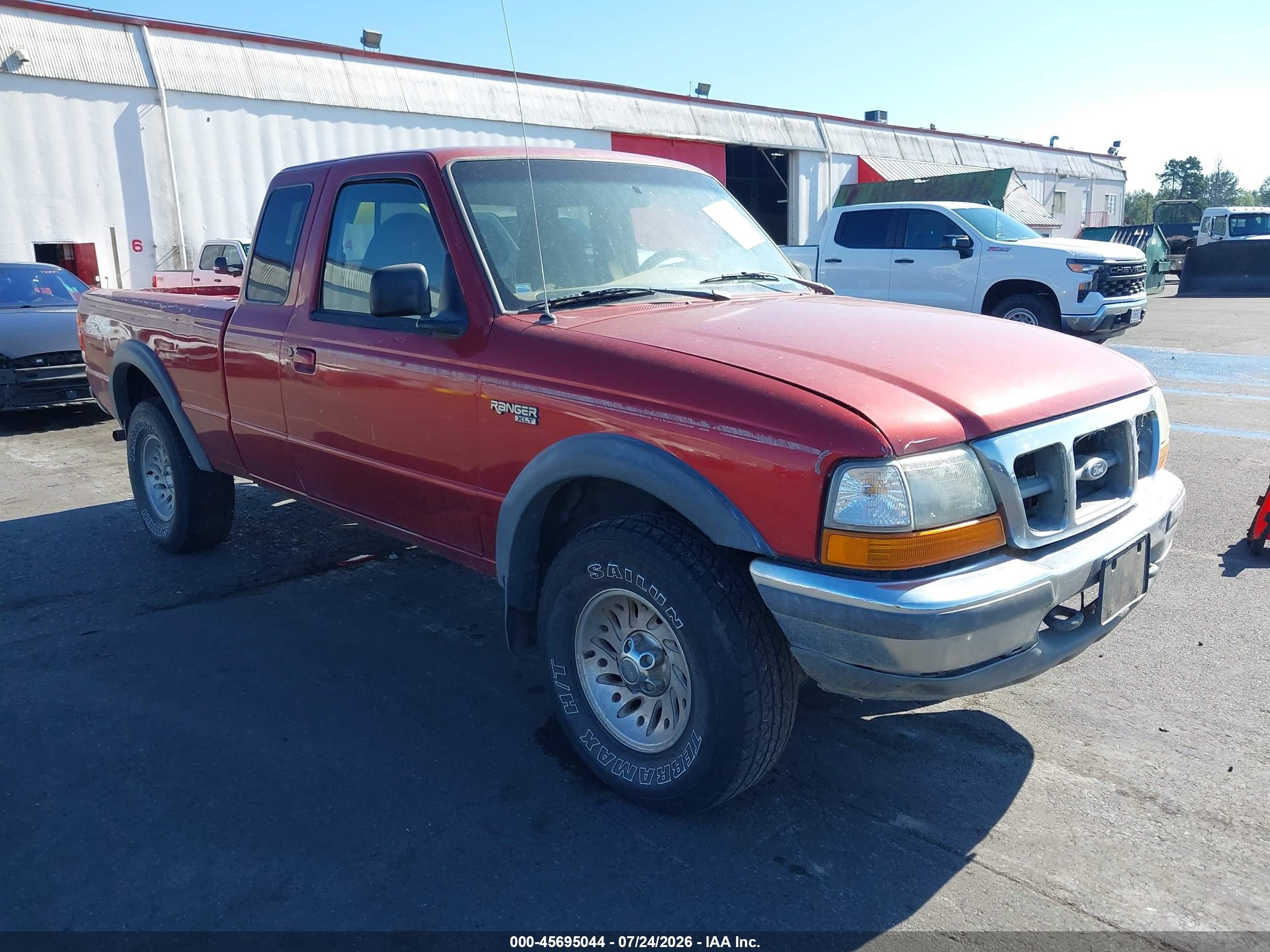 1998 Ford Ranger Splash/xl/xlt Красный vin: 1FTZR15U4WPA23943