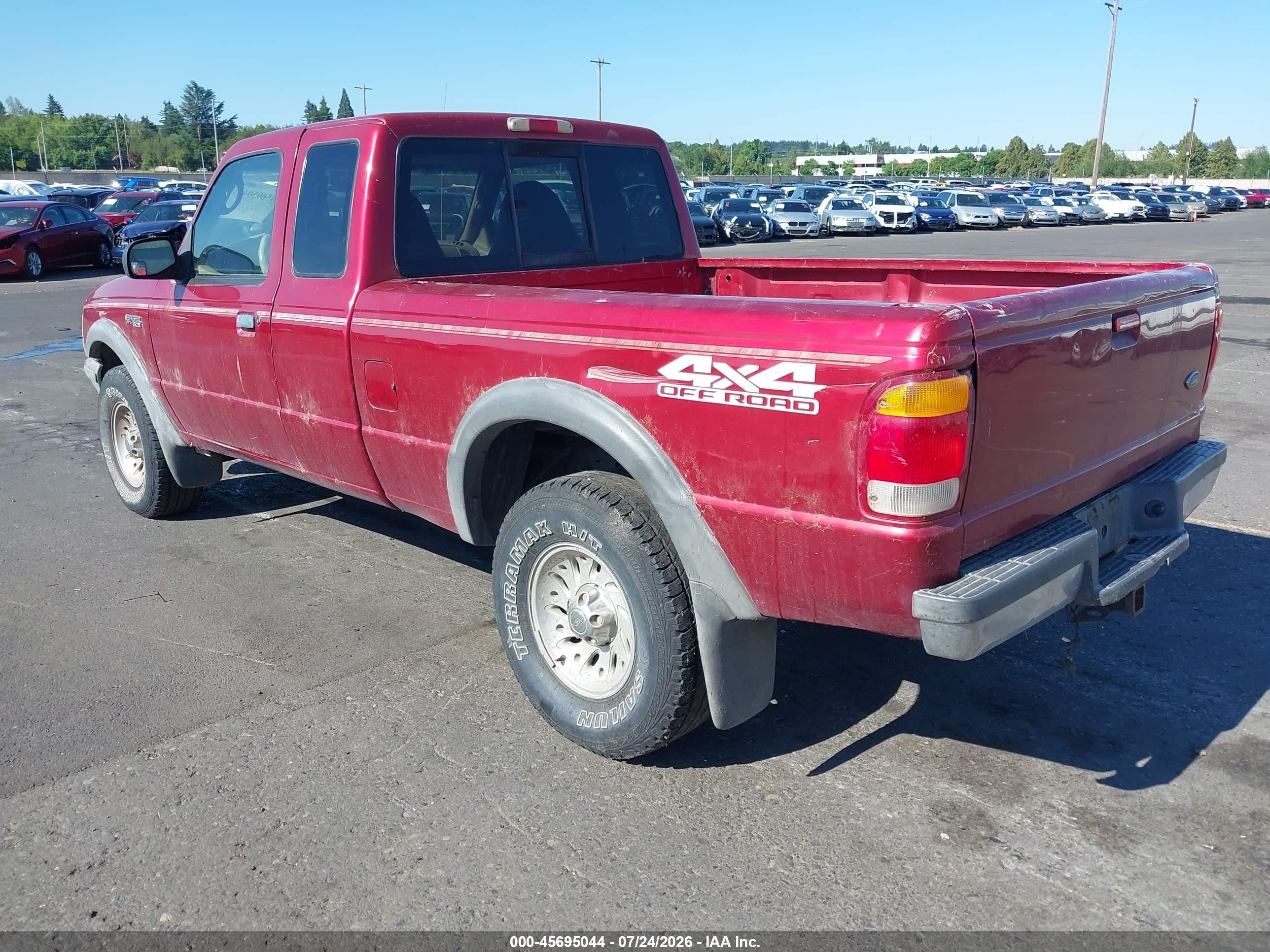 1998 Ford Ranger Splash/xl/xlt Красный vin: 1FTZR15U4WPA23943