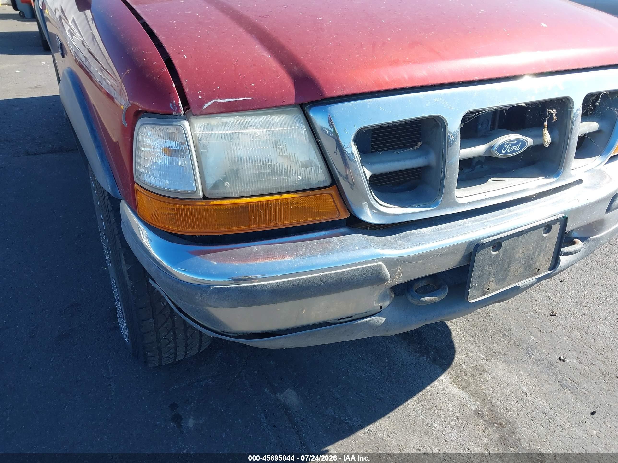 1998 Ford Ranger Splash/xl/xlt Красный vin: 1FTZR15U4WPA23943