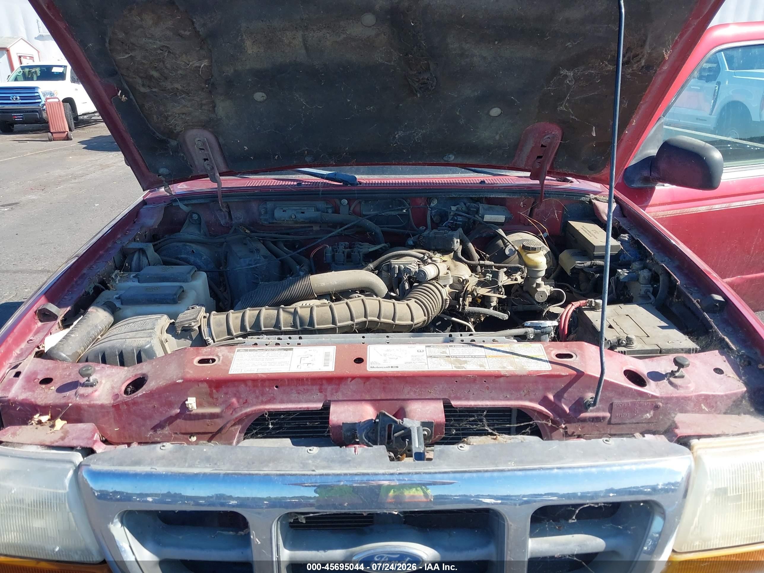 1998 Ford Ranger Splash/xl/xlt Красный vin: 1FTZR15U4WPA23943