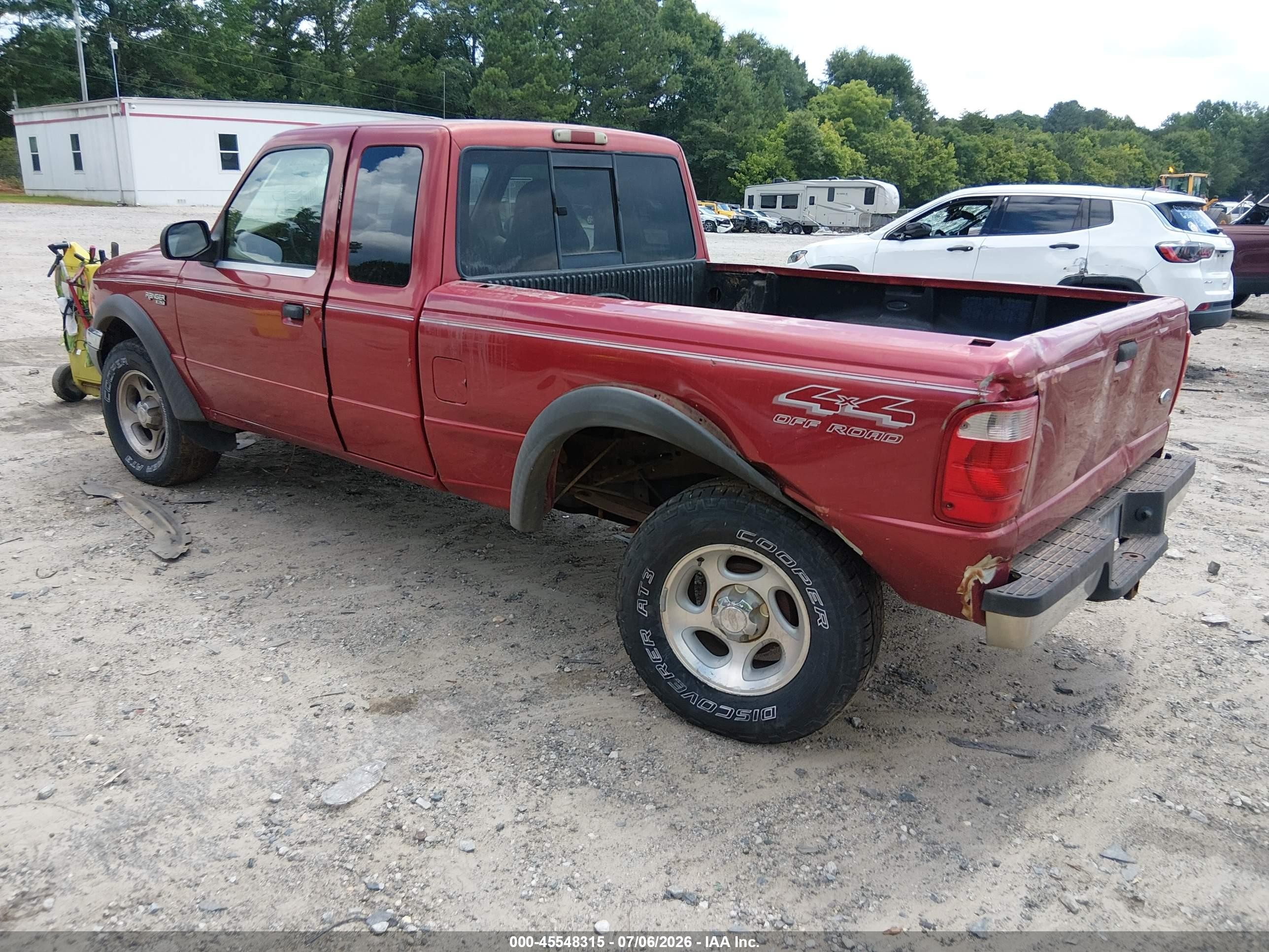 2001 Ford Ranger Edge/xlt Red vin: 1FTZR15U51TA50620