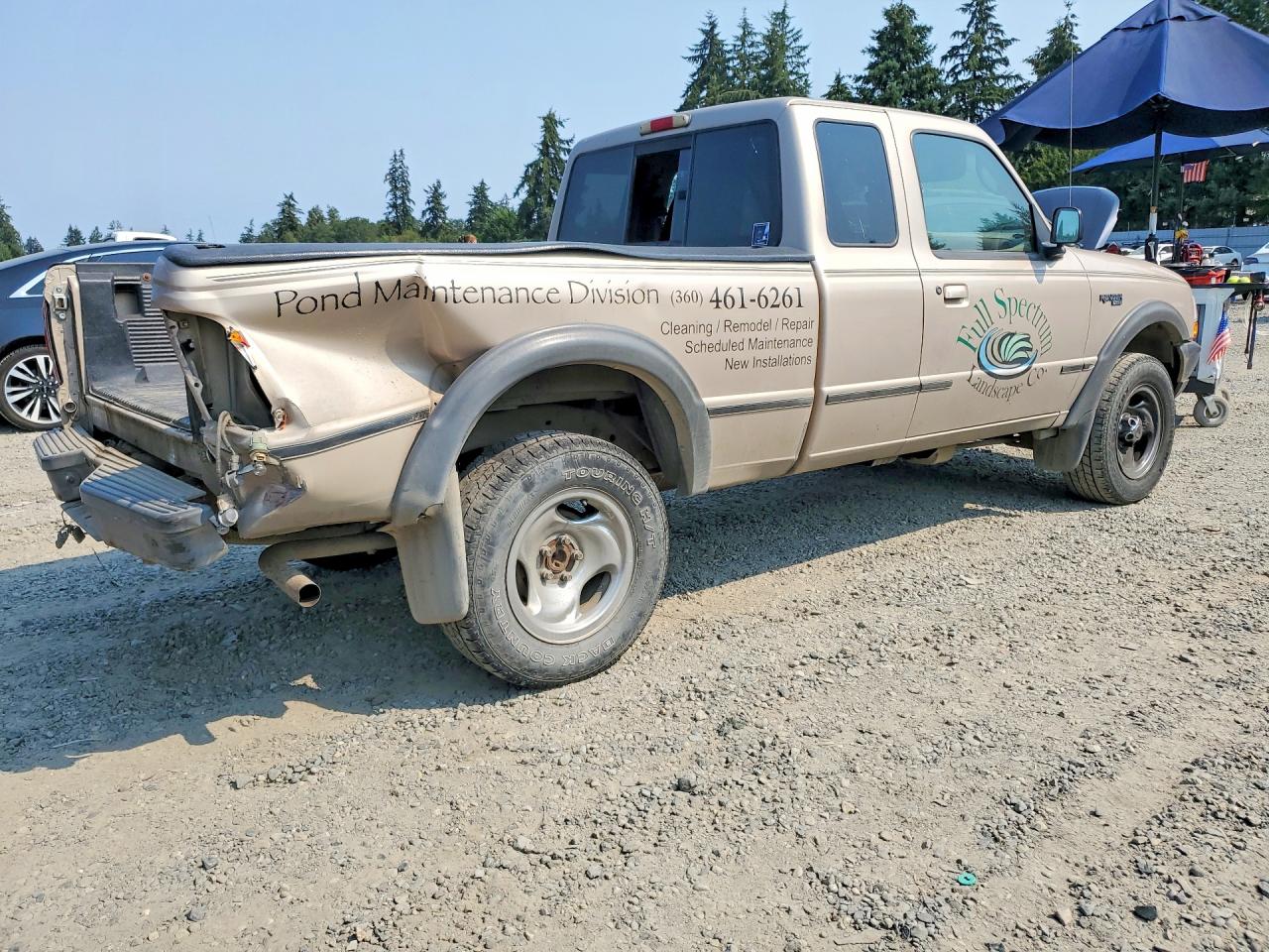 1998 Ford Ranger Super Cab Tan vin: 1FTZR15U6WPA36158