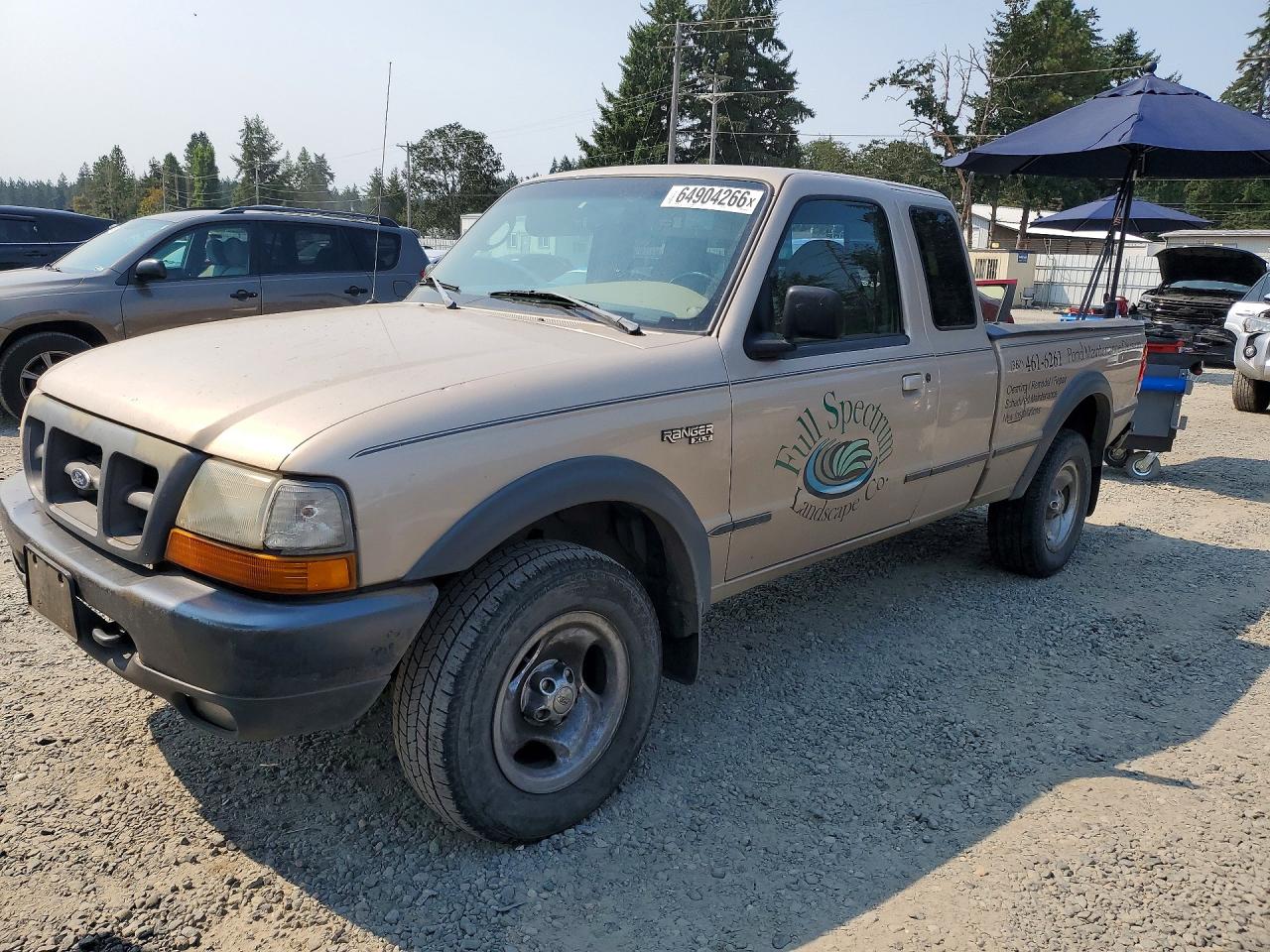 1998 Ford Ranger Super Cab Желто-коричневый vin: 1FTZR15U6WPA36158
