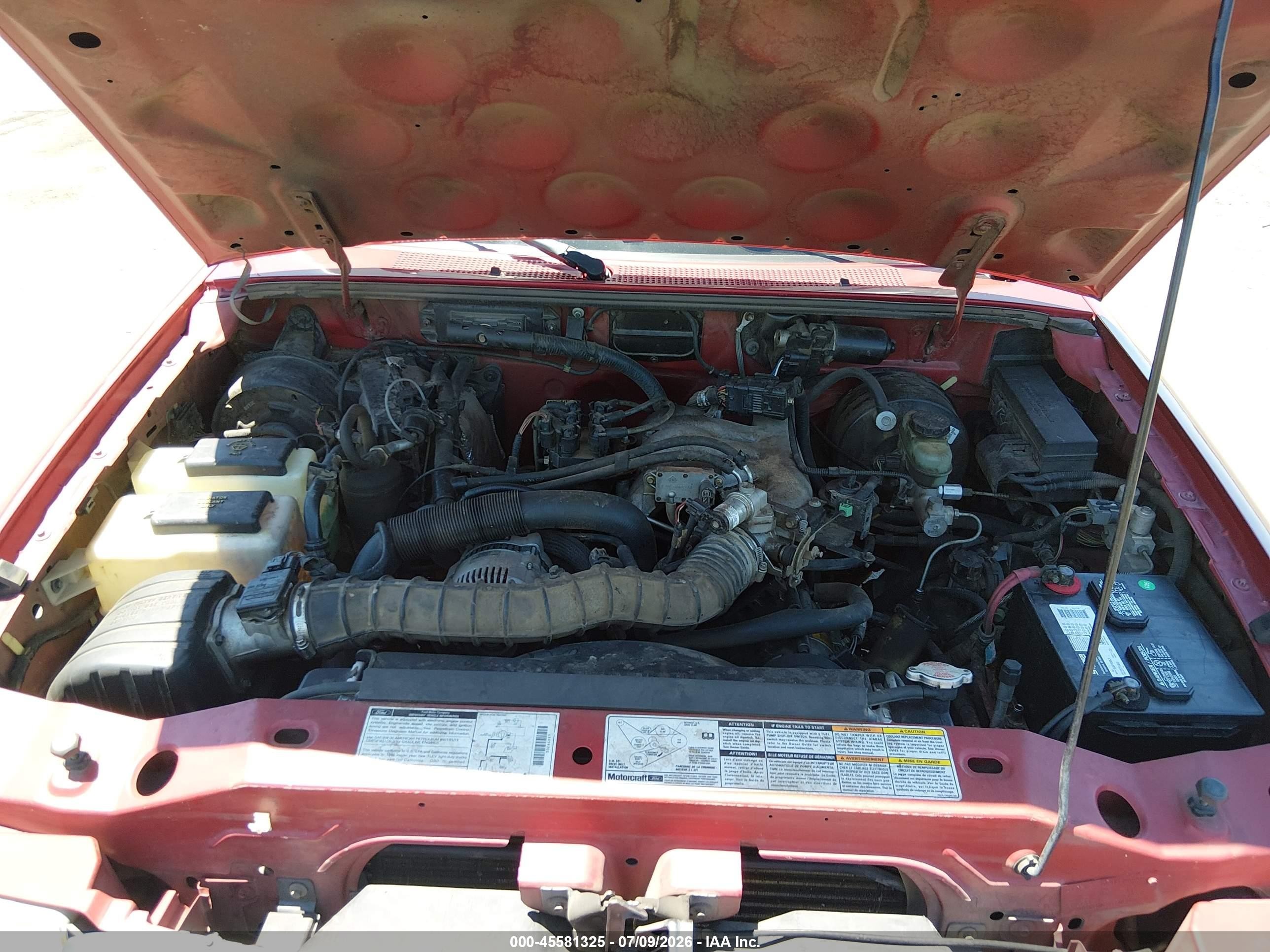1998 Ford Ranger Splash/xl/xlt Красный vin: 1FTZR15U6WPB52038