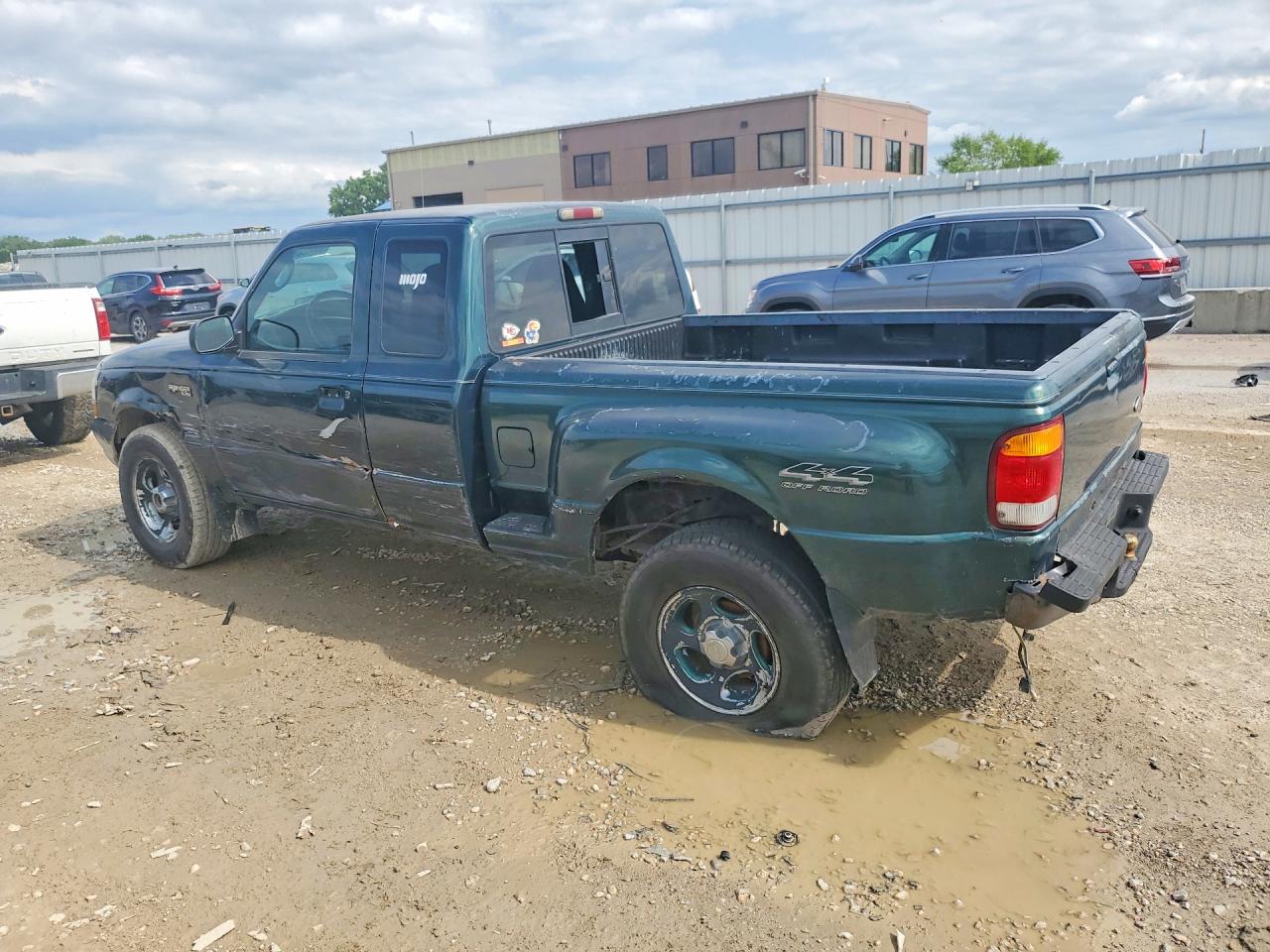 1998 Ford Ranger Super Cab Green vin: 1FTZR15U7WPA65667