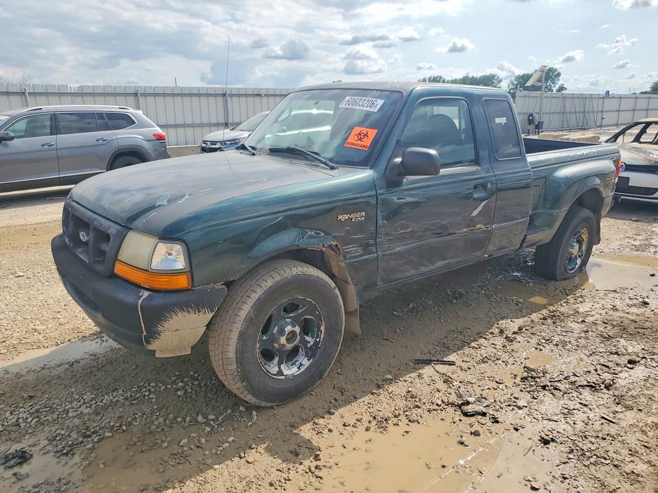 1998 Ford Ranger Super Cab Green vin: 1FTZR15U7WPA65667