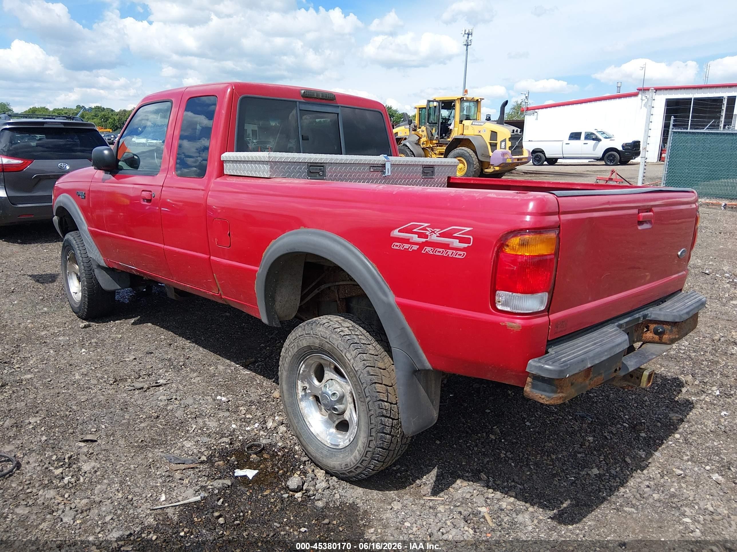 1998 Ford Ranger Splash/xl/xlt Red vin: 1FTZR15U9WTA61983