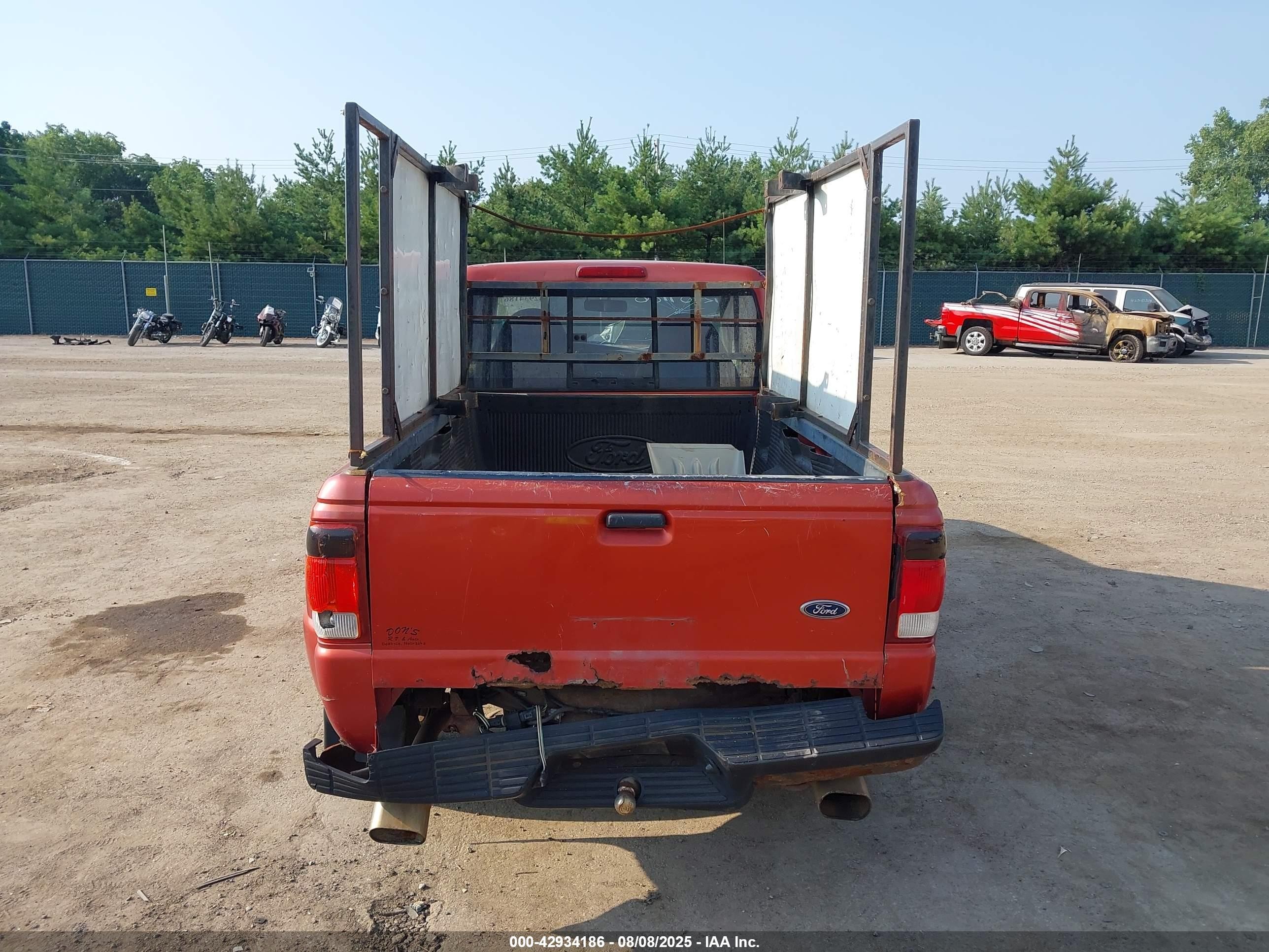 1998 Ford Ranger Splash/xl/xlt Orange vin: 1FTZR15UXWPA34476
