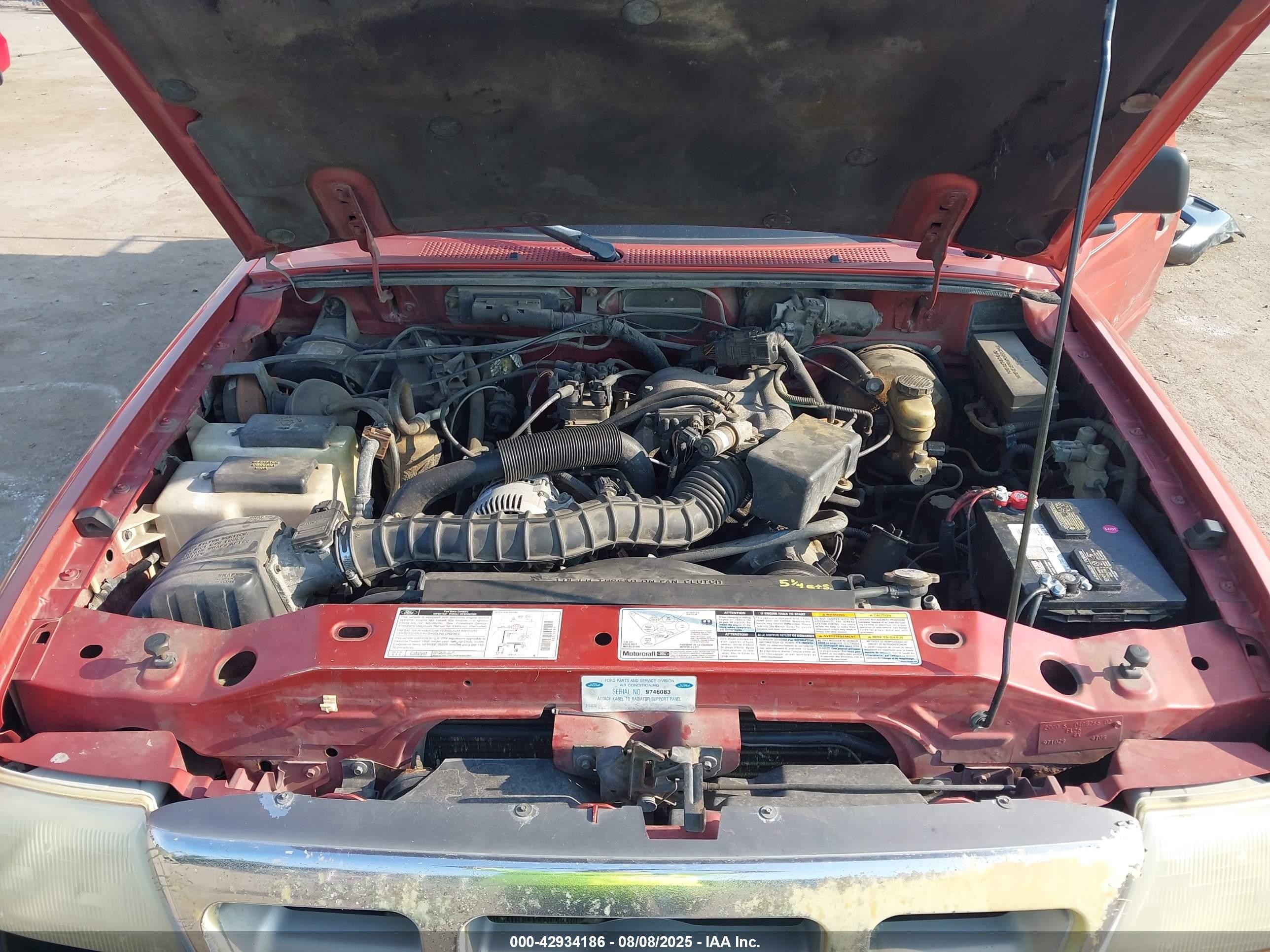 1998 Ford Ranger Splash/xl/xlt Orange vin: 1FTZR15UXWPA34476