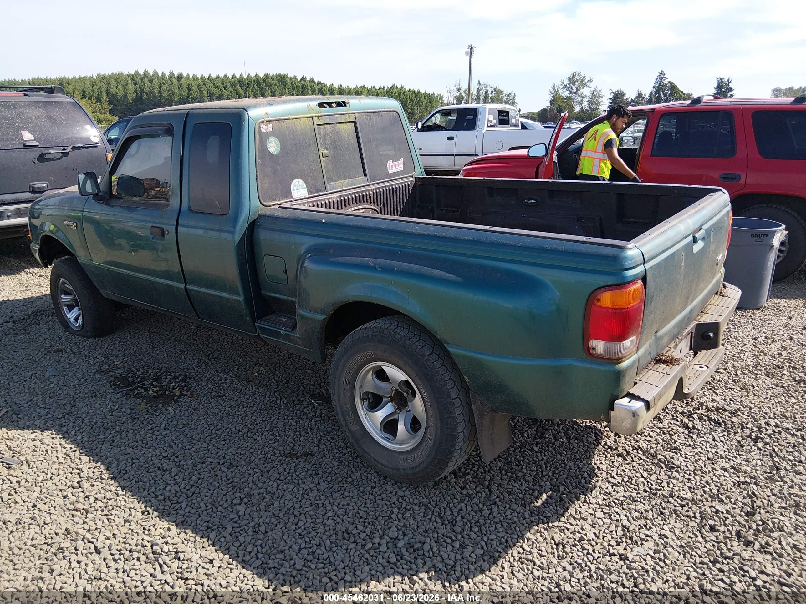 1998 Ford Ranger Splash/xl/xlt Green vin: 1FTZR15UXWPB41592