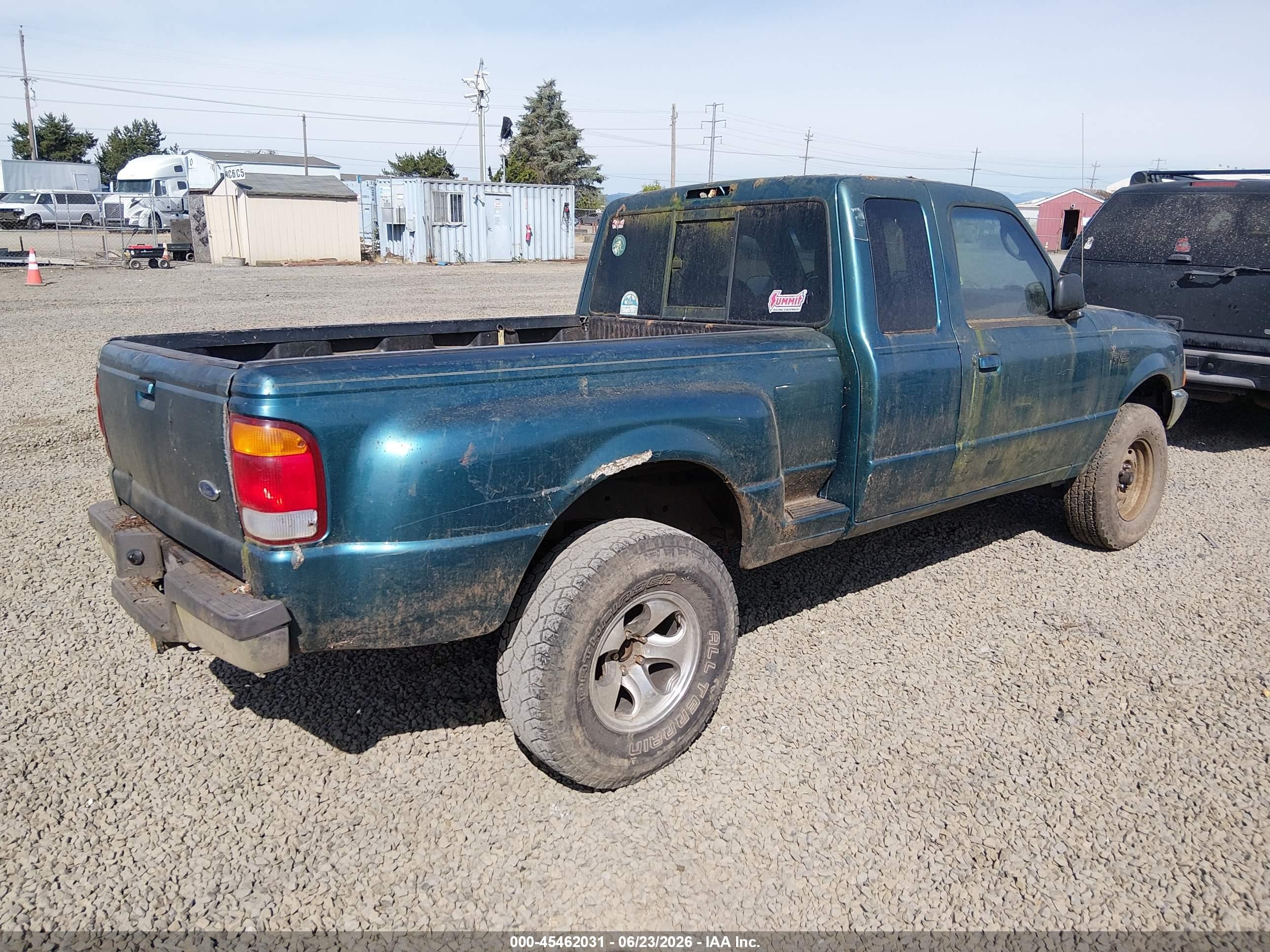 1998 Ford Ranger Splash/xl/xlt Green vin: 1FTZR15UXWPB41592