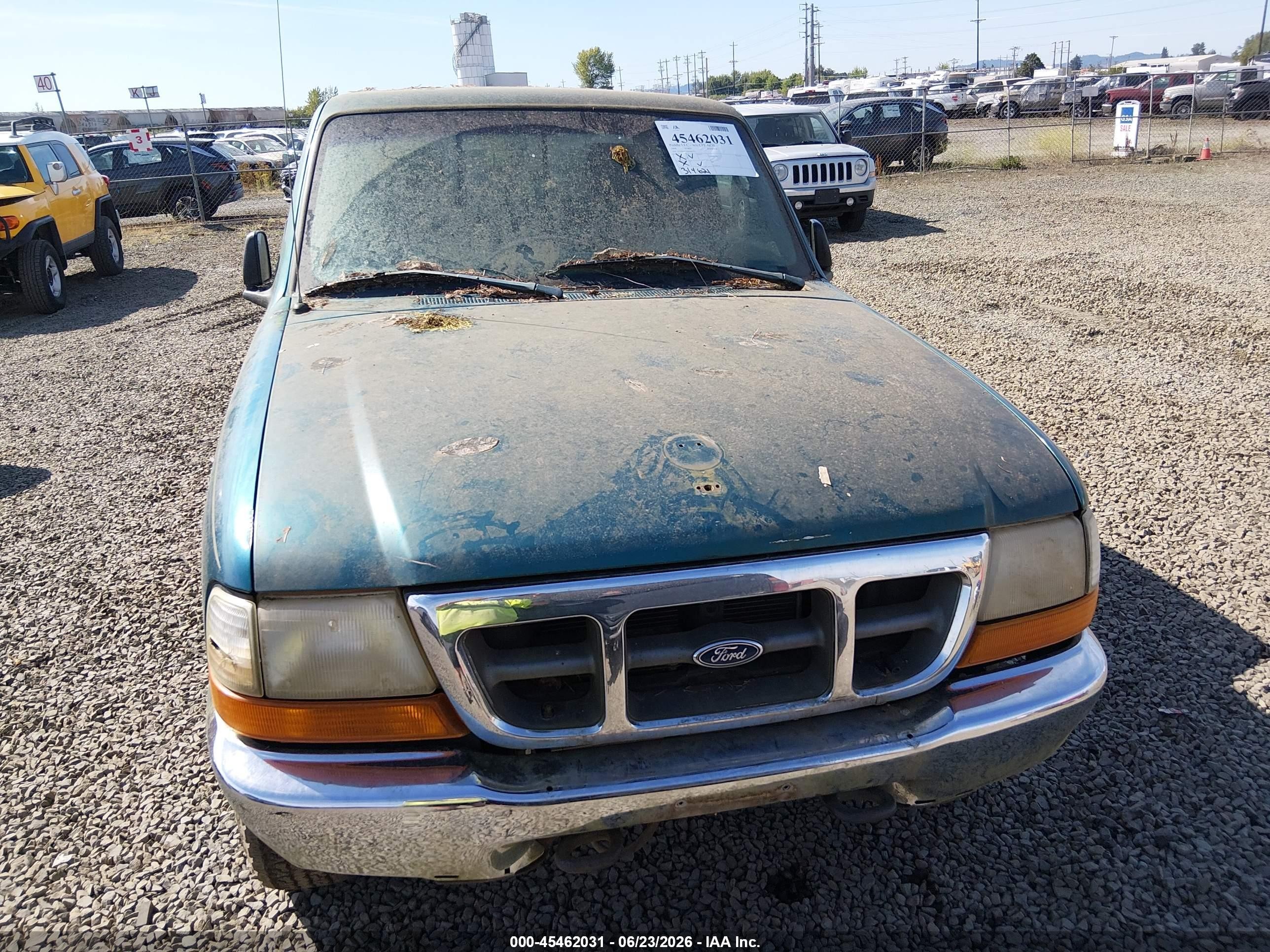 1998 Ford Ranger Splash/xl/xlt Green vin: 1FTZR15UXWPB41592