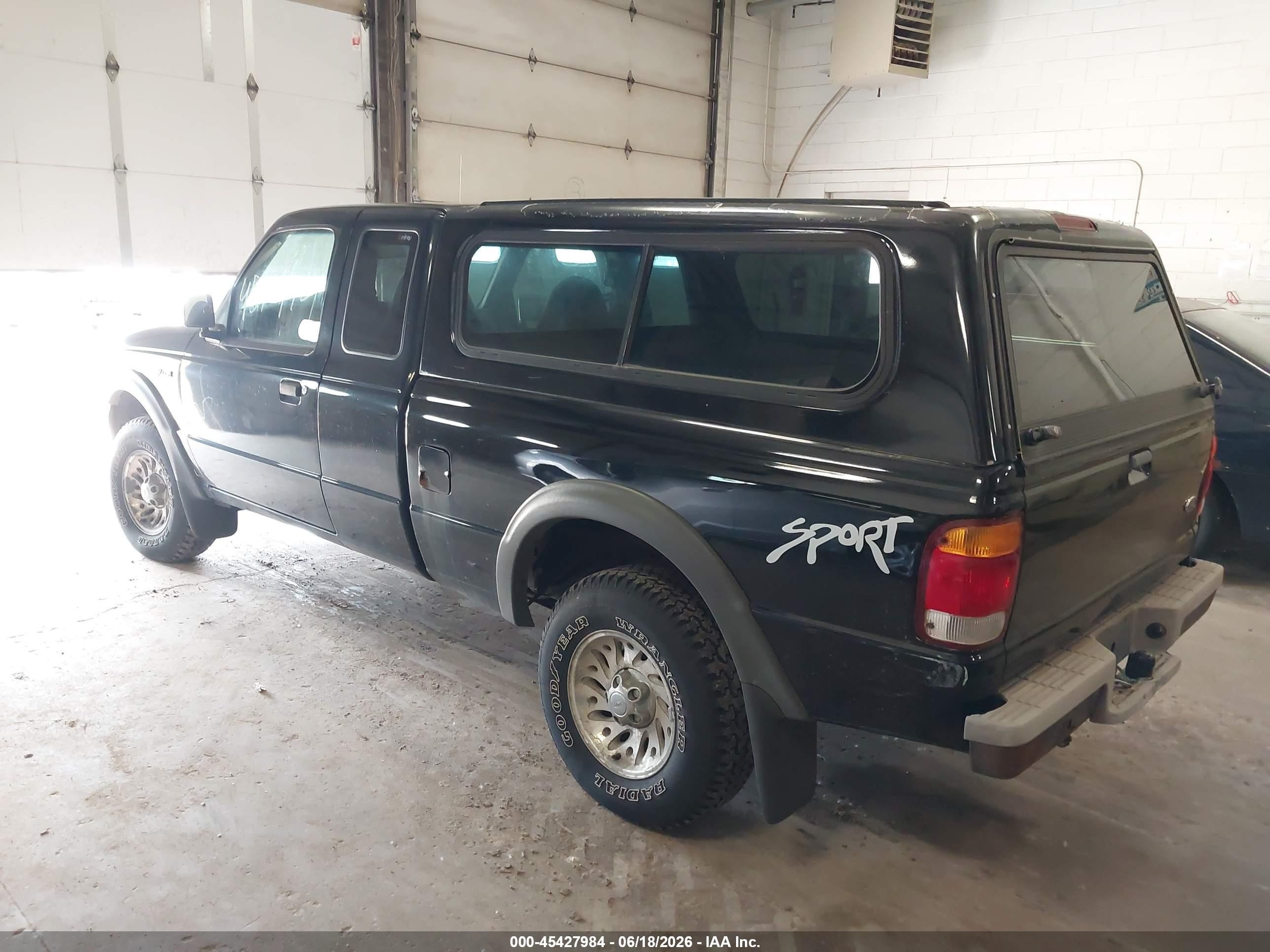 1998 Ford Ranger Splash/xl/xlt Черный vin: 1FTZR15UXWPB65634