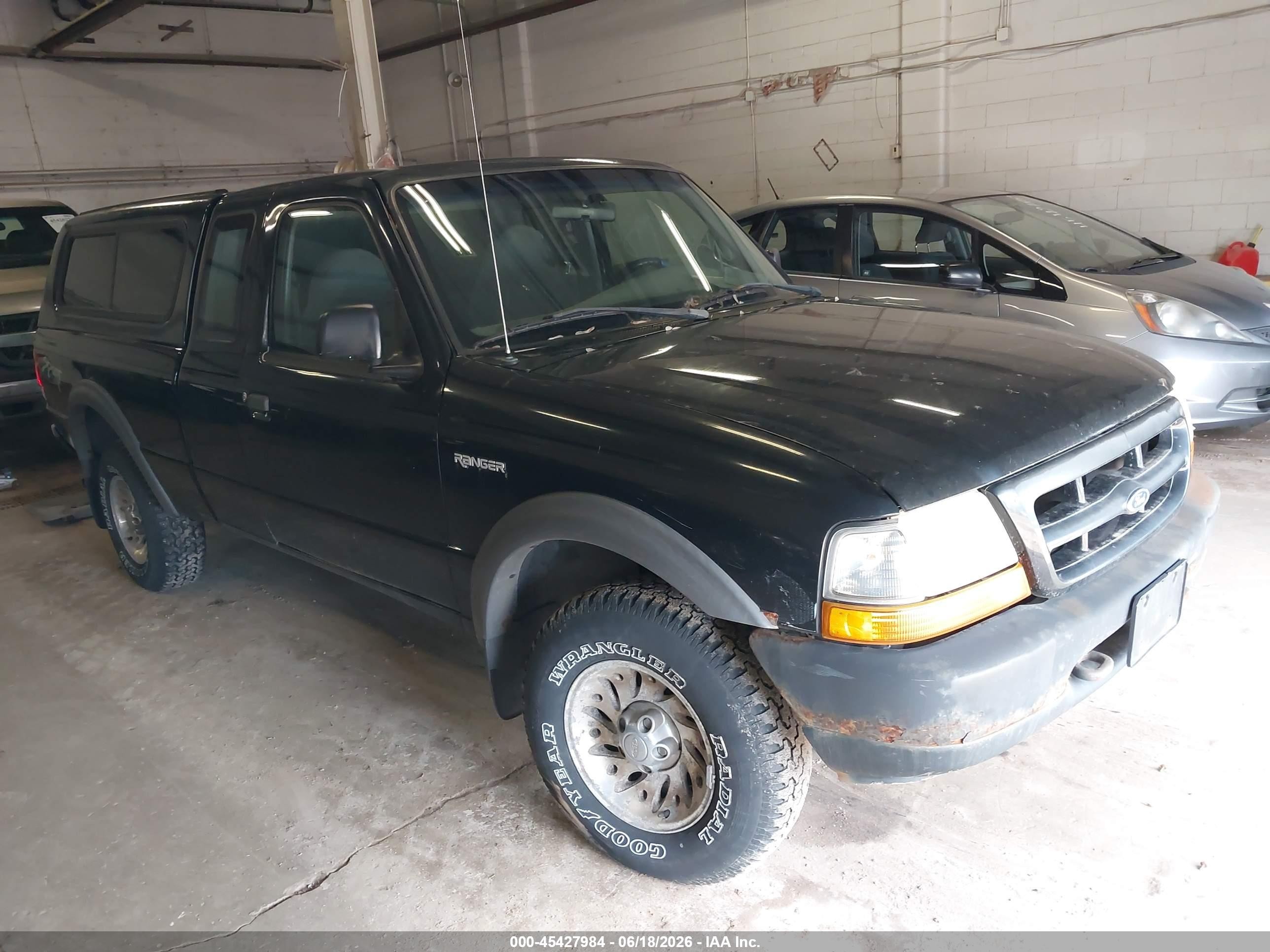 1998 Ford Ranger Splash/xl/xlt Black vin: 1FTZR15UXWPB65634