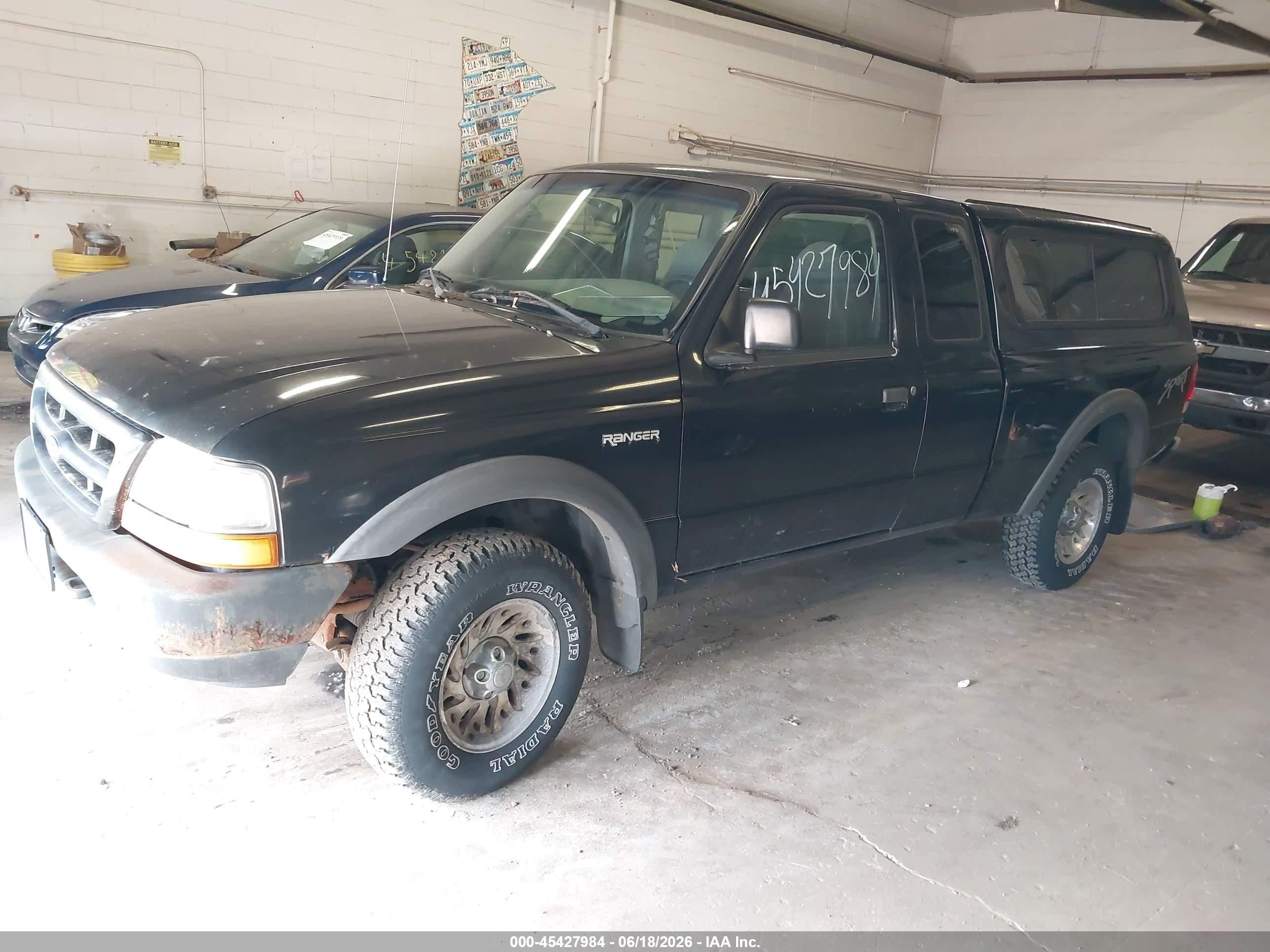 1998 Ford Ranger Splash/xl/xlt Черный vin: 1FTZR15UXWPB65634