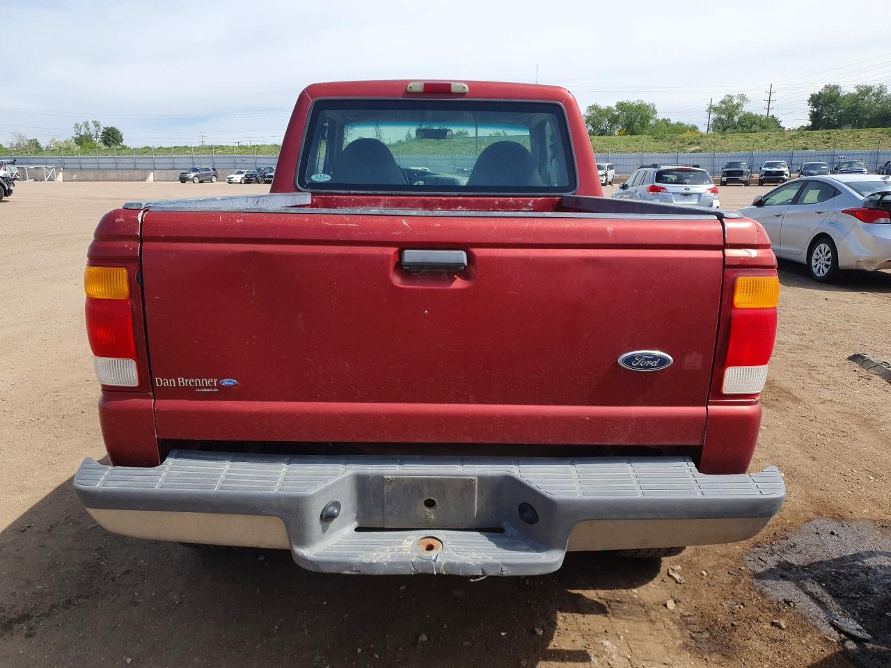 1999 Ford Ranger Super Cab Red vin: 1FTZR15V0XPB60484