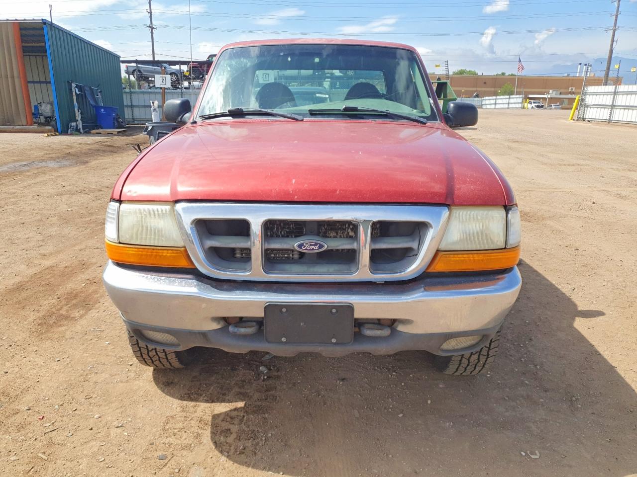 1999 Ford Ranger Super Cab Red vin: 1FTZR15V0XPB60484