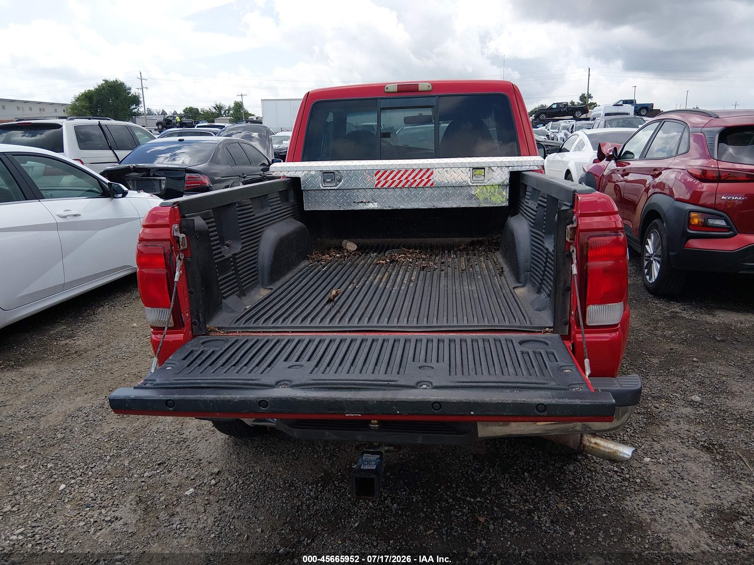 2000 Ford Ranger Xl/xlt Red vin: 1FTZR15V0YPB61099