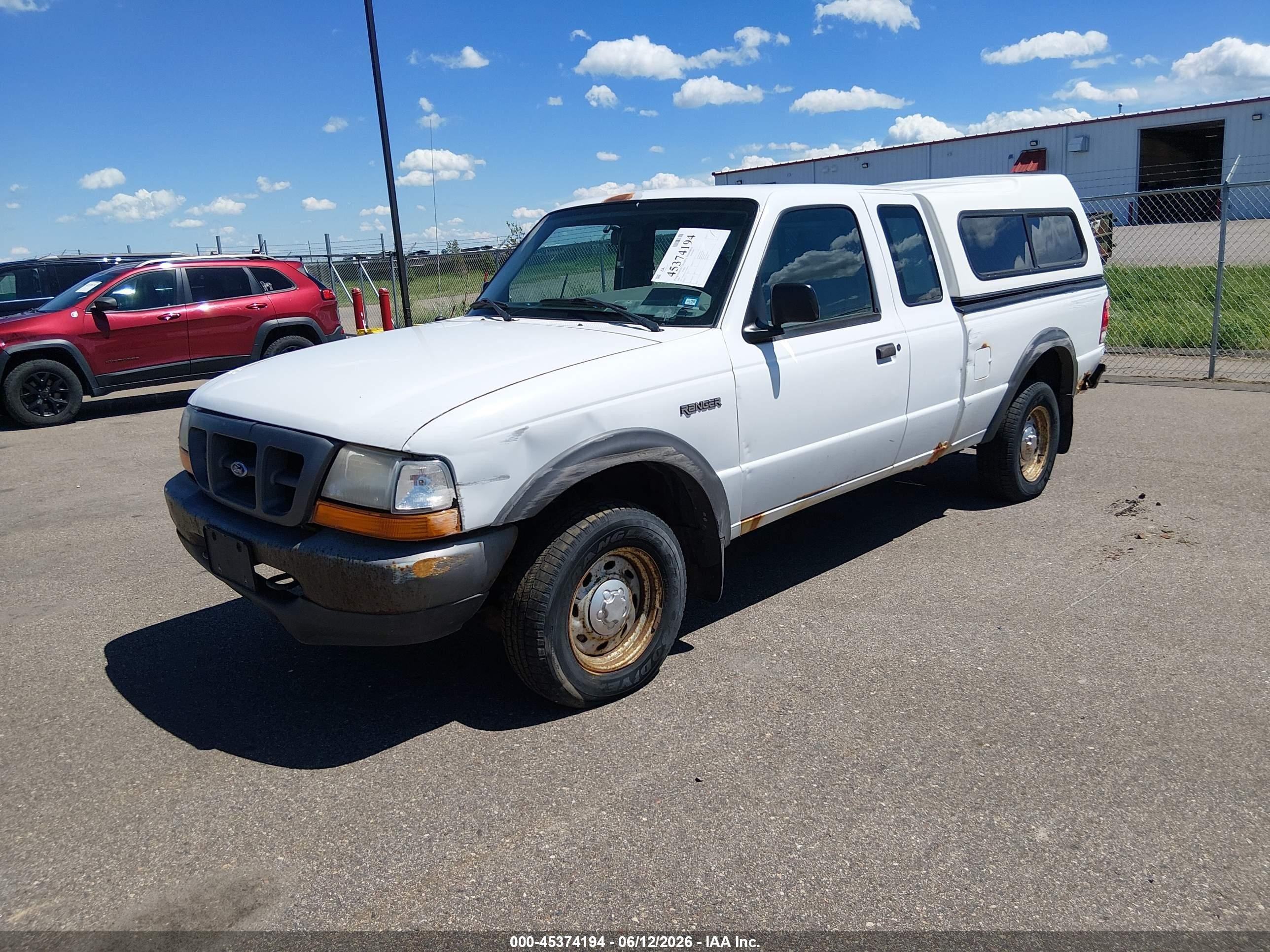 2000 Ford Ranger Xl/xlt Белый vin: 1FTZR15V1YPA89832