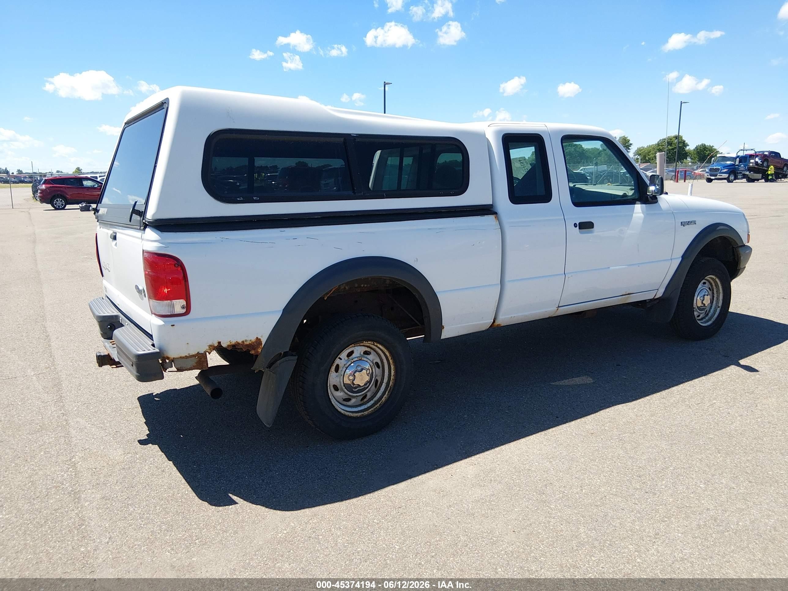 2000 Ford Ranger Xl/xlt Белый vin: 1FTZR15V1YPA89832
