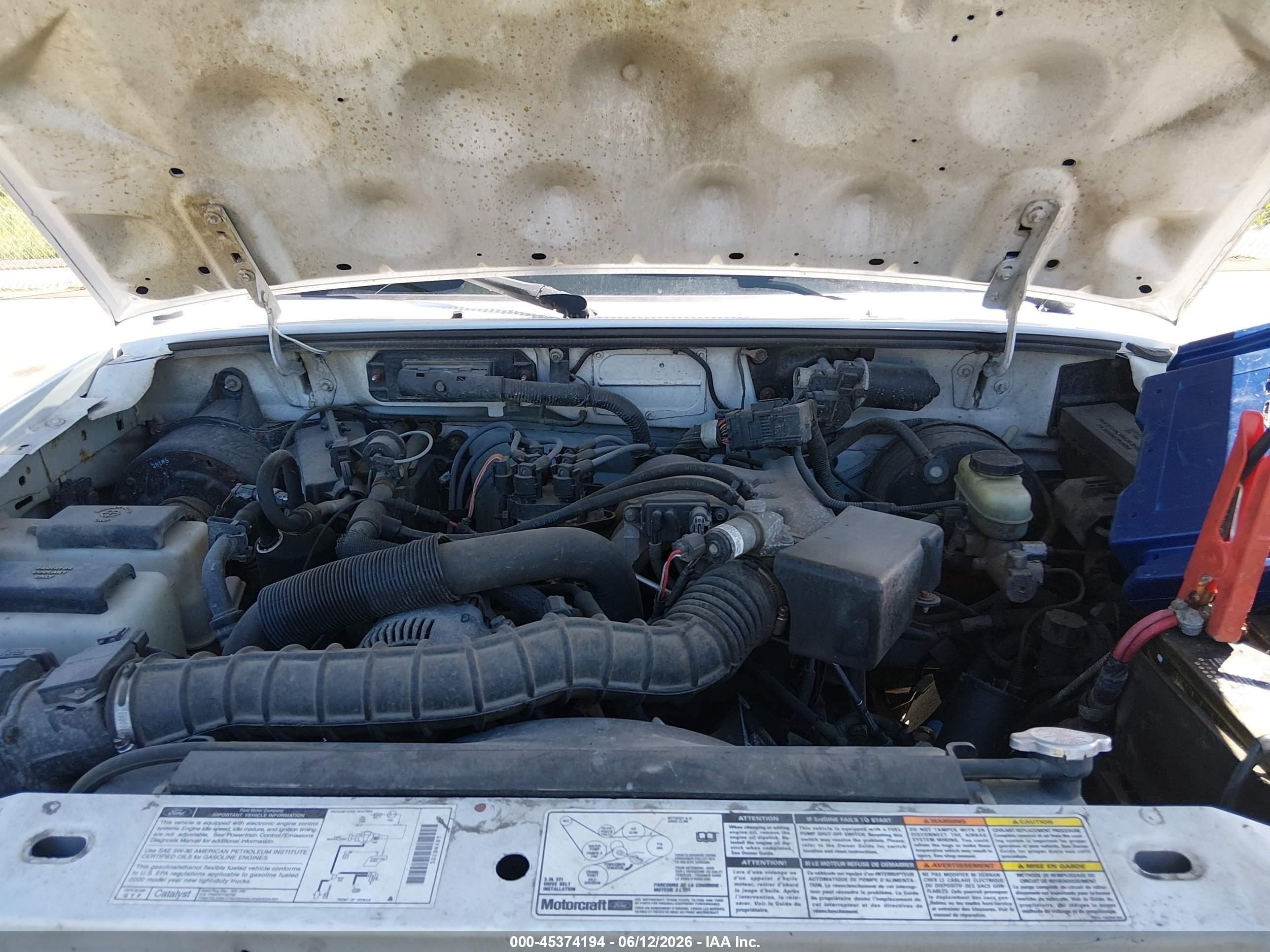 2000 Ford Ranger Xl/xlt Белый vin: 1FTZR15V1YPA89832