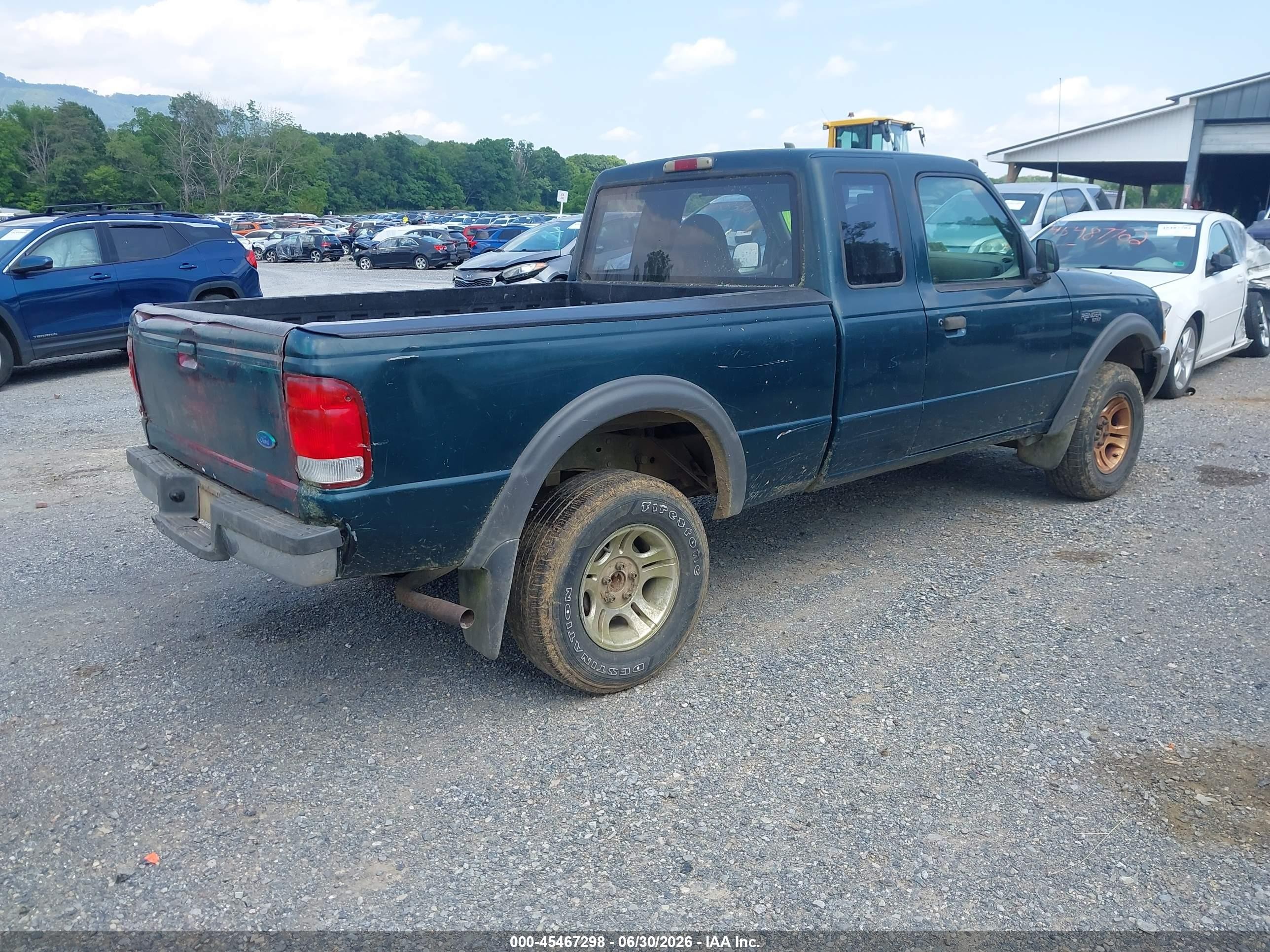 2000 Ford Ranger Xl/xlt Green vin: 1FTZR15V1YTA93791